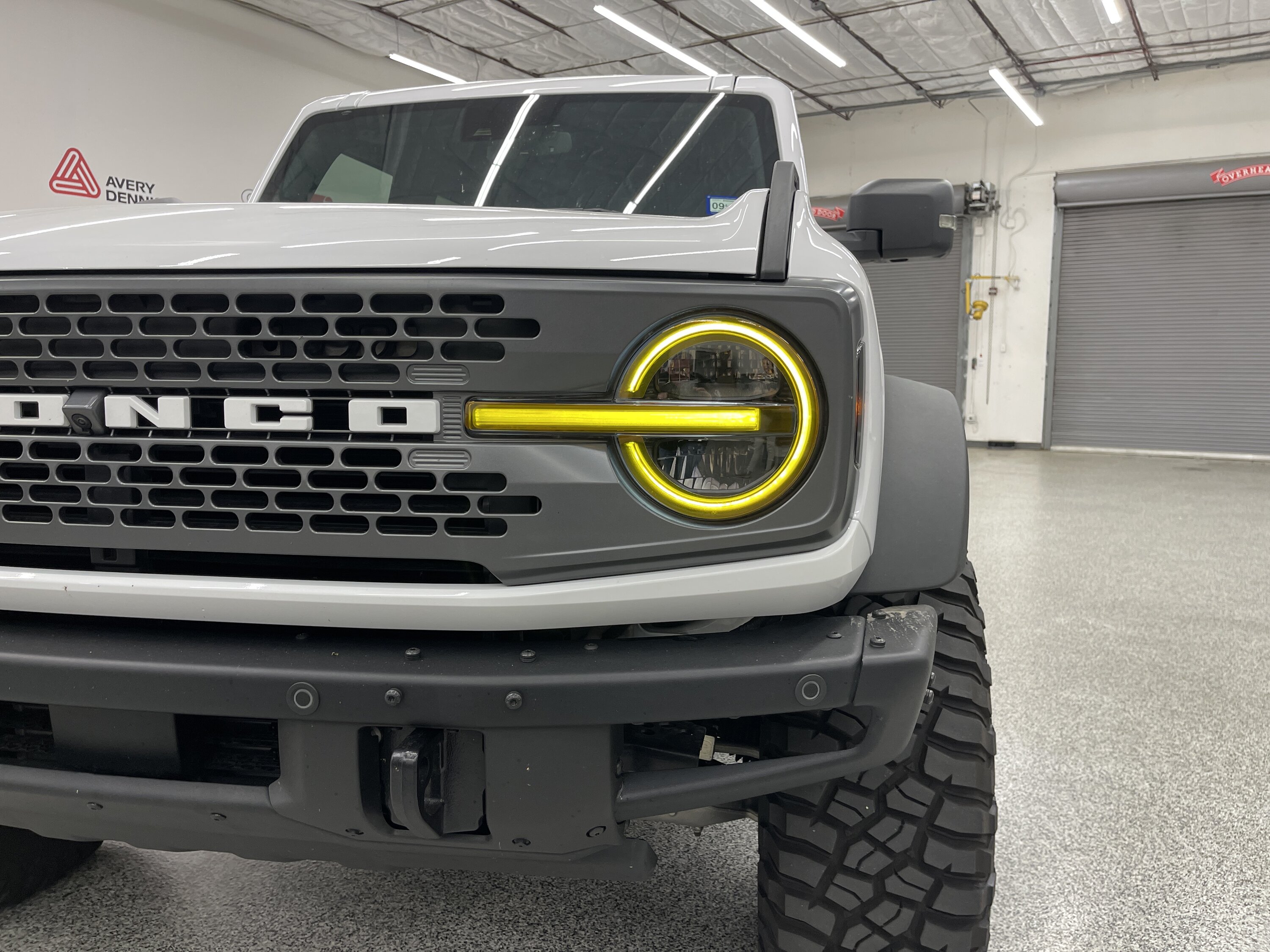 Ford Bronco 🆕 Bronco Raptor Look Headlights Lens Tint Full Yellow On.JPG