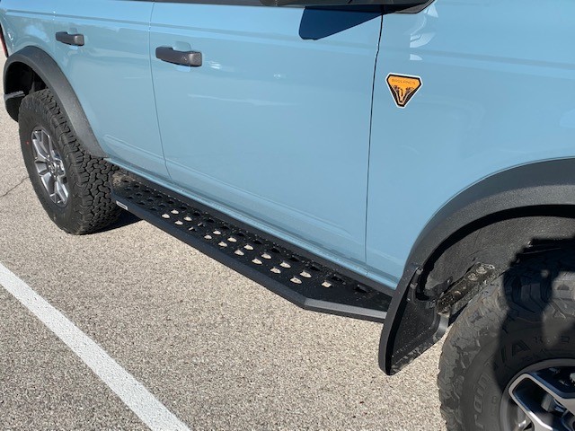 Ford Bronco Mudflap and side step combinations for 4-door? GoRhino_RB-20