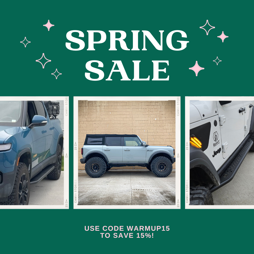 Ford Bronco THE GOAT SPRING SALE IS ON! Green Collage Spring Sale Instagram Post