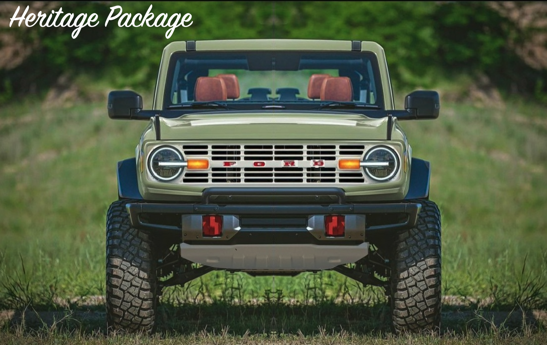 Ford Bronco 2022 HERITAGE PACKAGE (Everything it will most likely Include) Gree