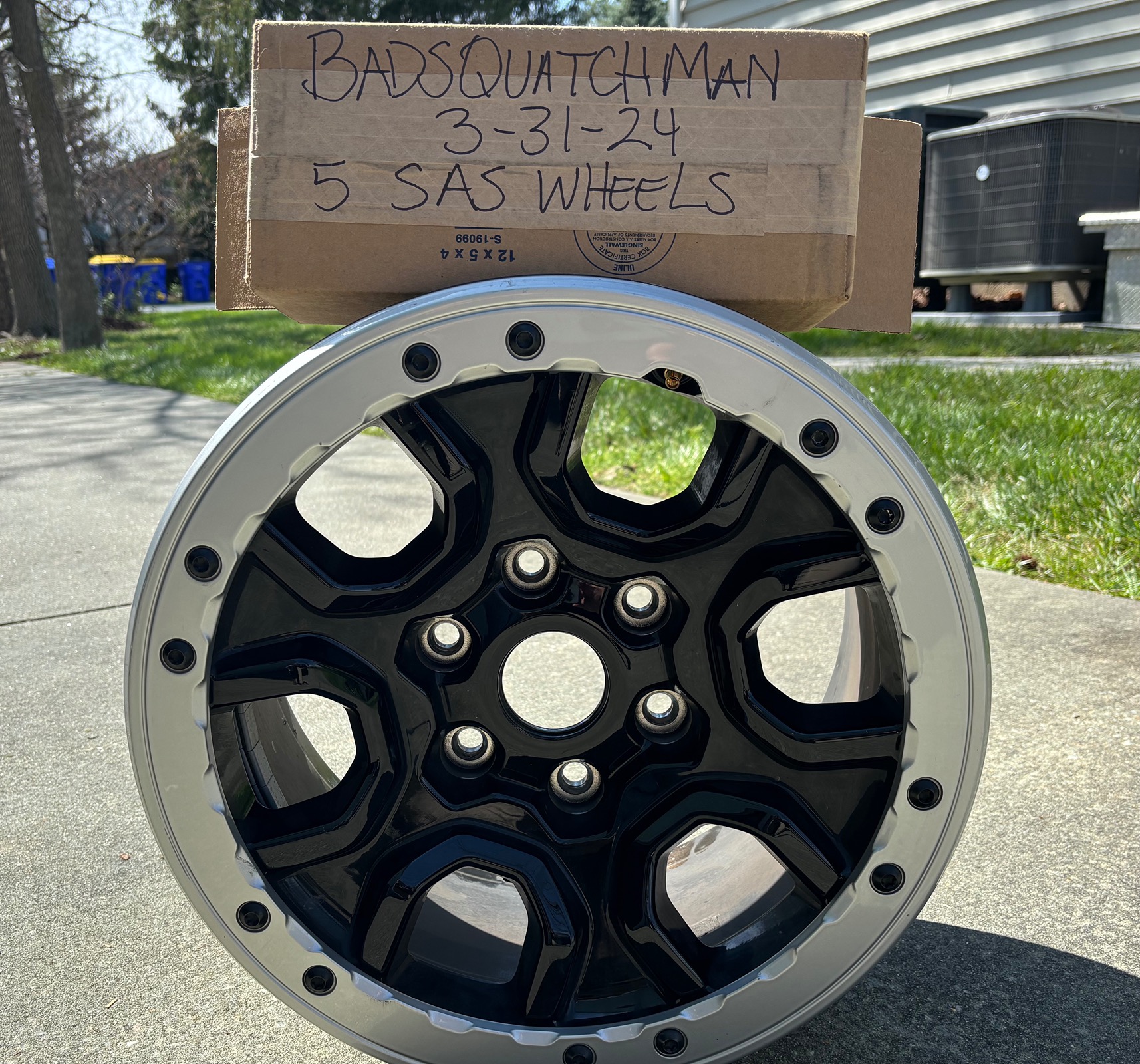 Ford Bronco Sasquatch wheels (5) for sale IMG_0329