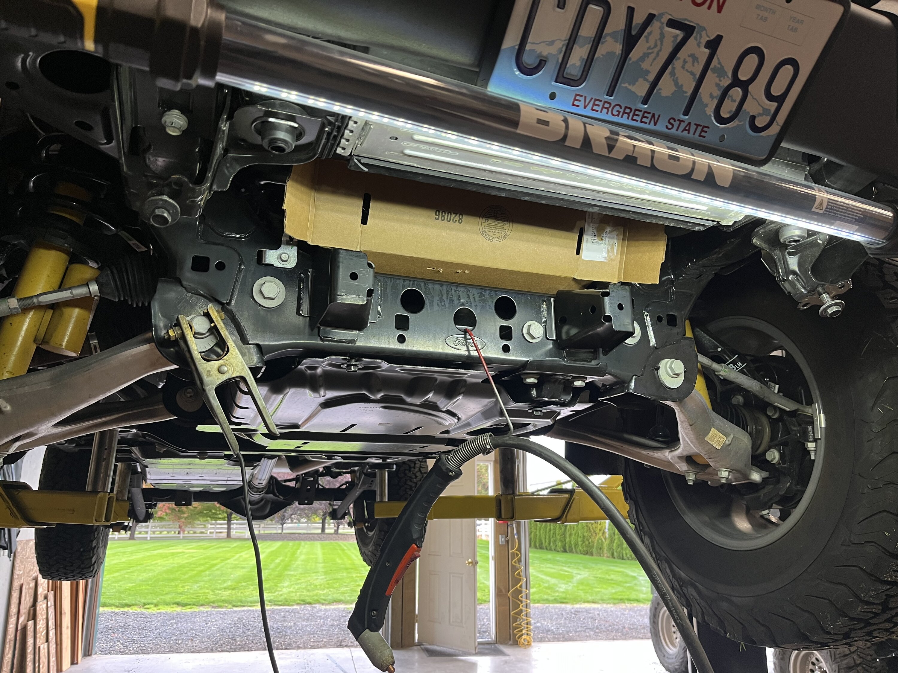 Ford Bronco DIY Hidden Winch Mount 20210604_180416