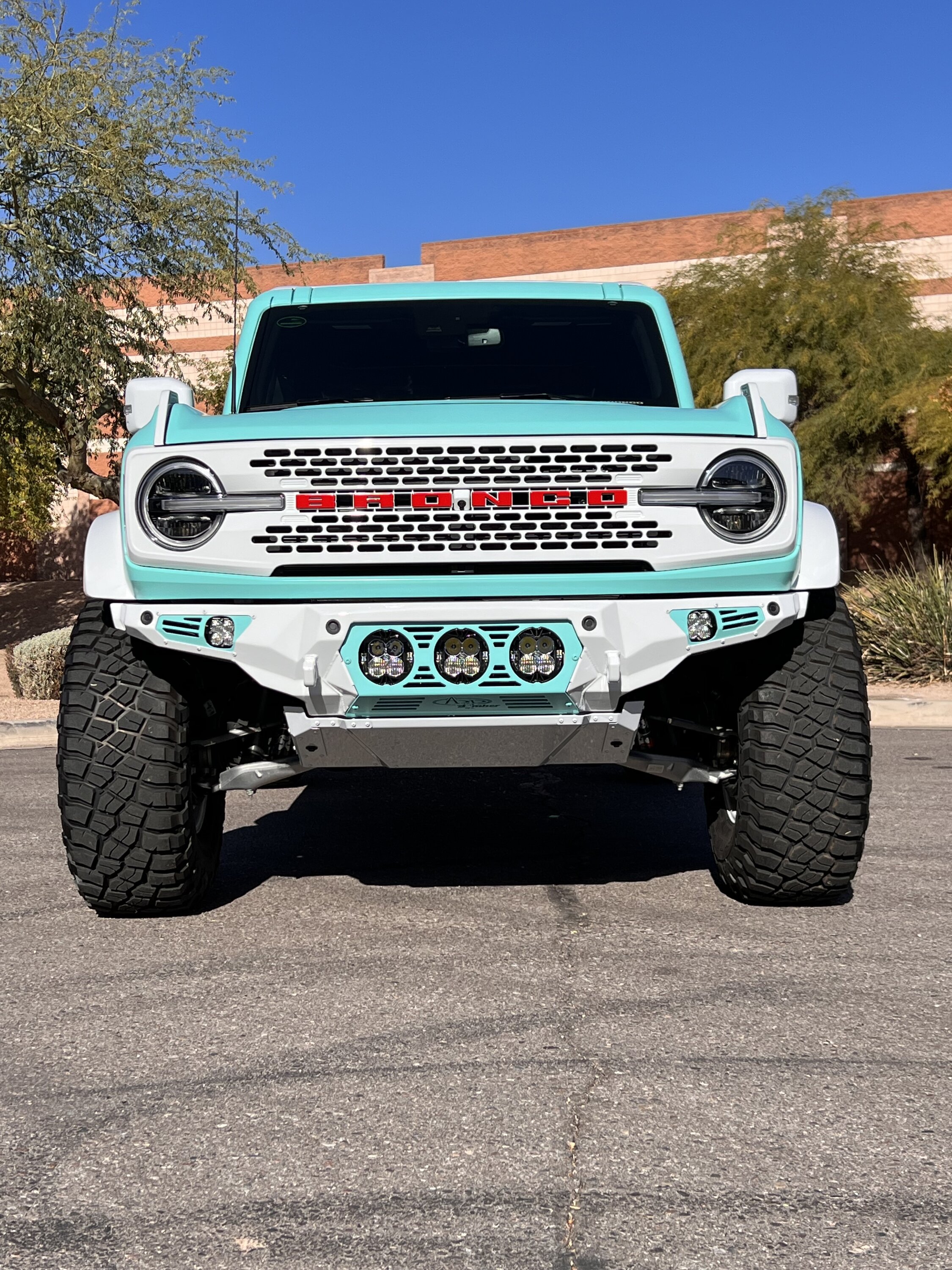 Ford Bronco Full color change: Tiffany paint on retro Bronco build by Doetsch Offroad IMG_0557