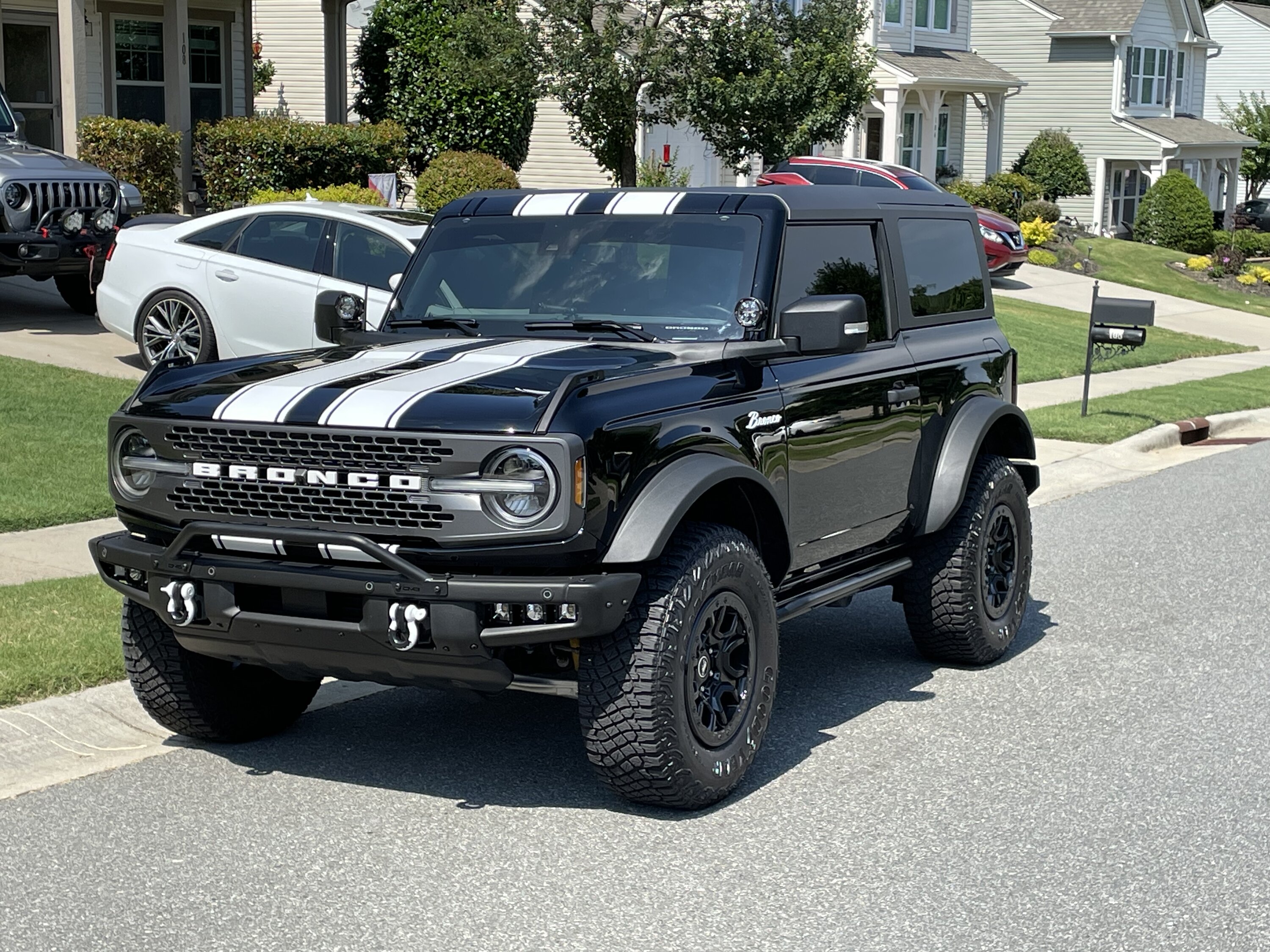 Ford Bronco Black Stallion 2 Door Badlands Sasquatch Build - Rigid, RockHard 4x4, Grimm Bracket ARB, JROAD & more! IMG_1187