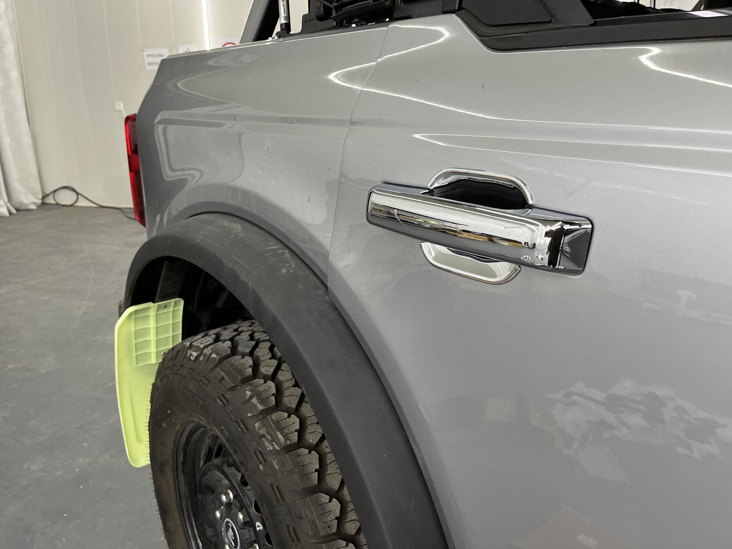 Ford Bronco Mabett wants to get suggestion about gas cover modification and Door handles and key/scratch guard mirror