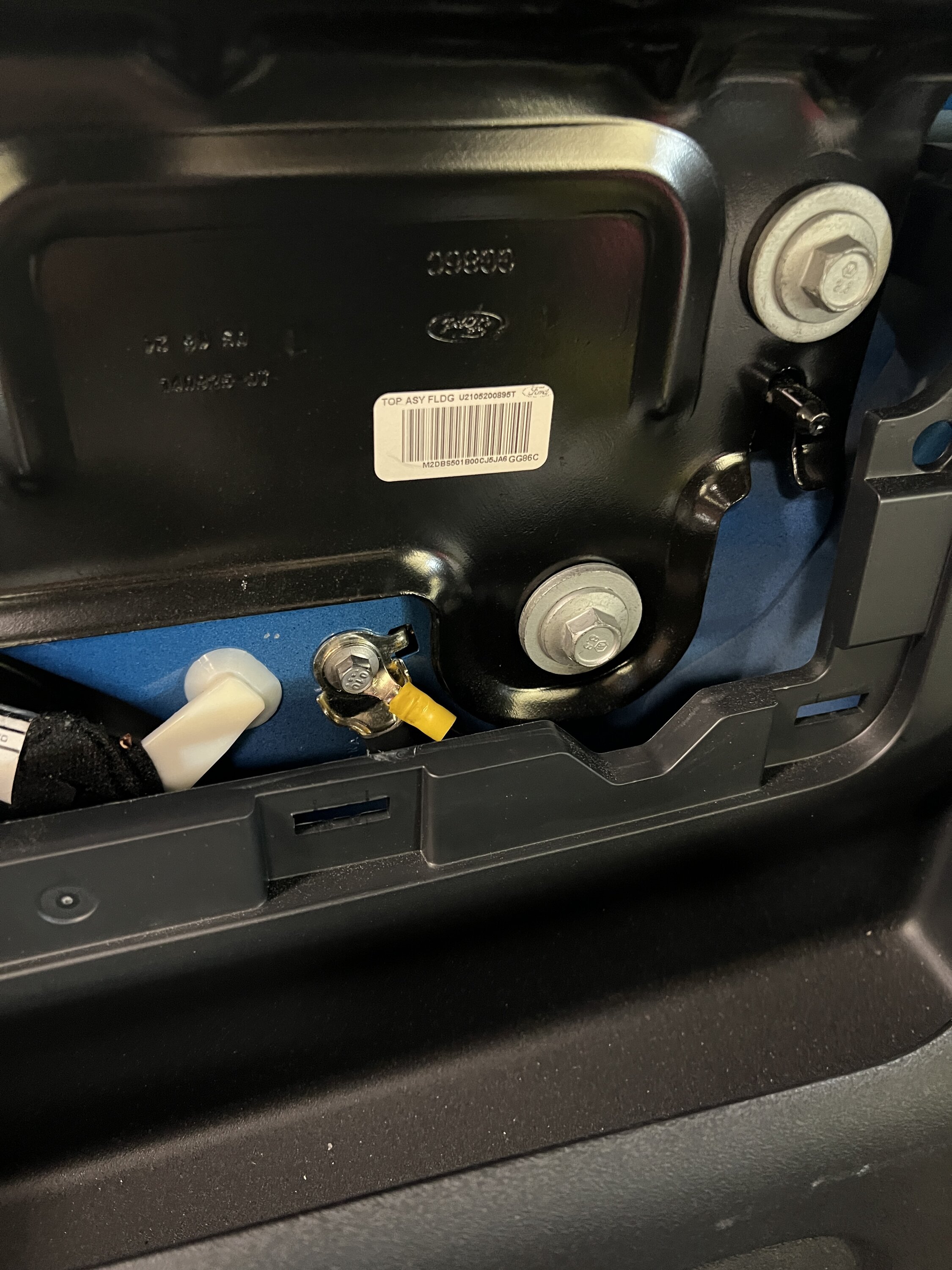 Ford Bronco Bronco standard sound system 6 speaker upgrade DIY writeup w/ instructions (dash & kick panel speaker removal) & wiring diagram IMG_1930.JPG