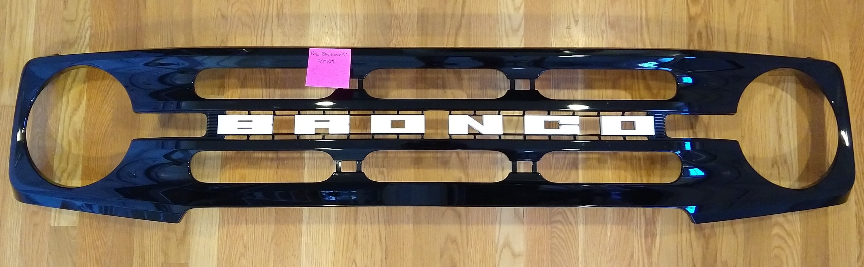 Ford Bronco OBX Grille - $150 IMG_20240225_120740254