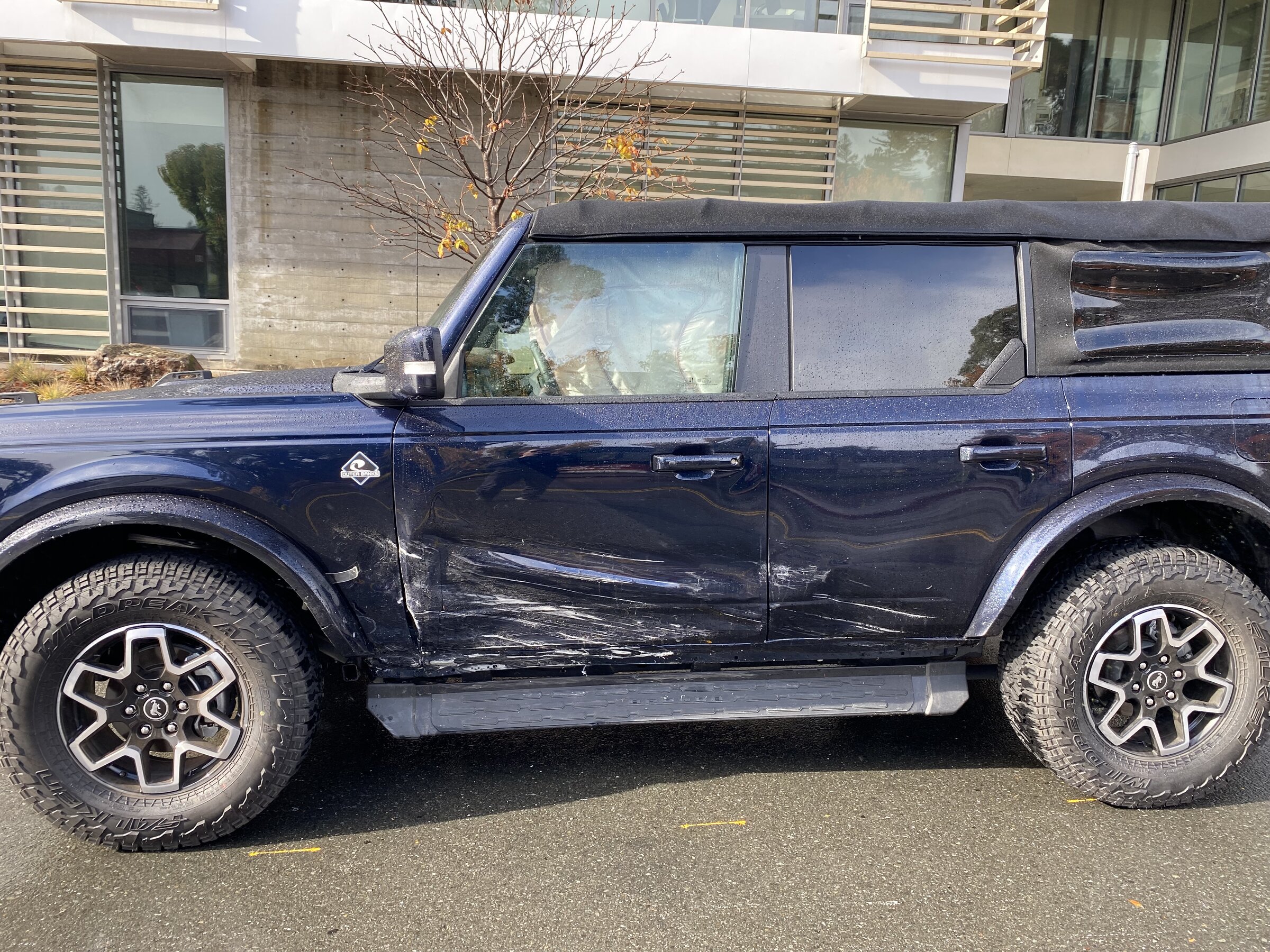Ford Bronco T-Boned! Is it totaled?  Too soon to tell...  :( tempImageQcgoQy