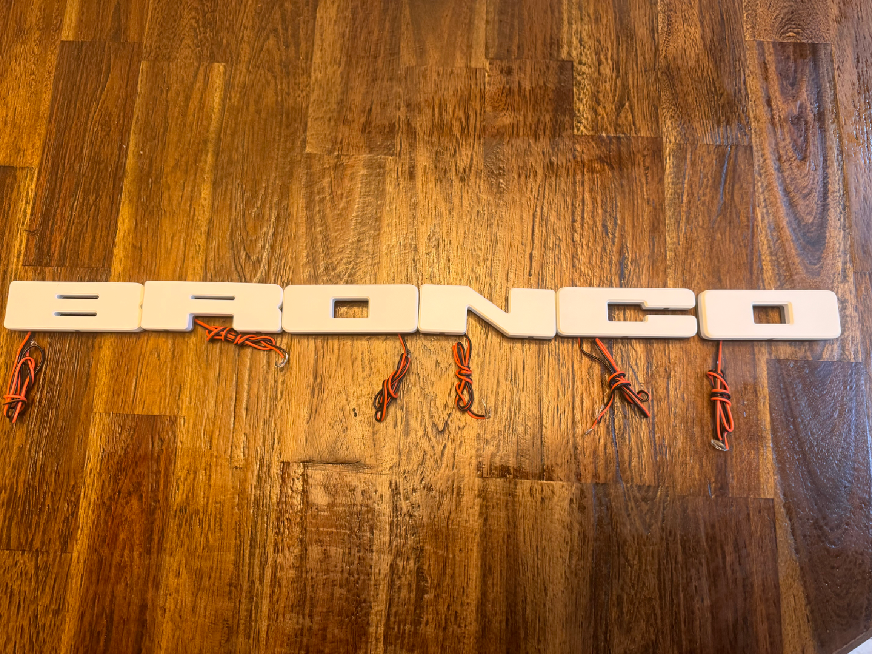 Ford Bronco Bronco led light up letters for grill. New asking $250 shipped IMG_3318