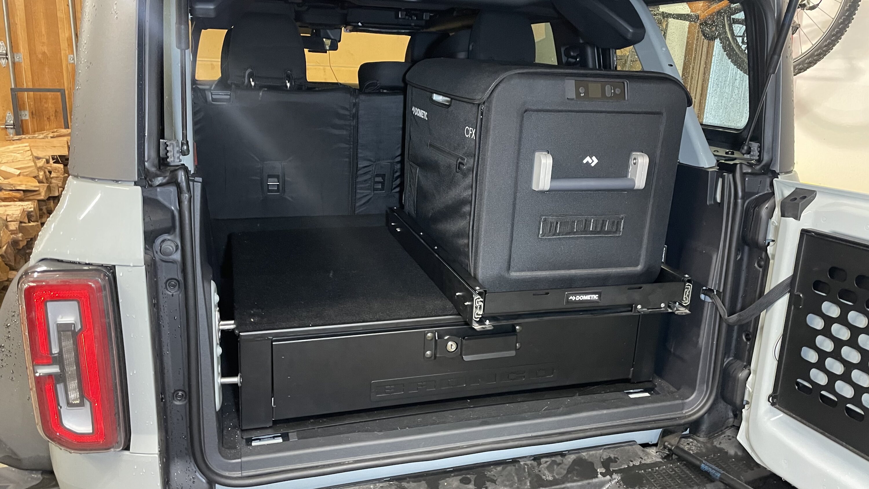 Ford Bronco SOLD - Ford 4Dr Cargo Area Security Drawer + Dometic Fridge Slide $600 OBO IMG_3558