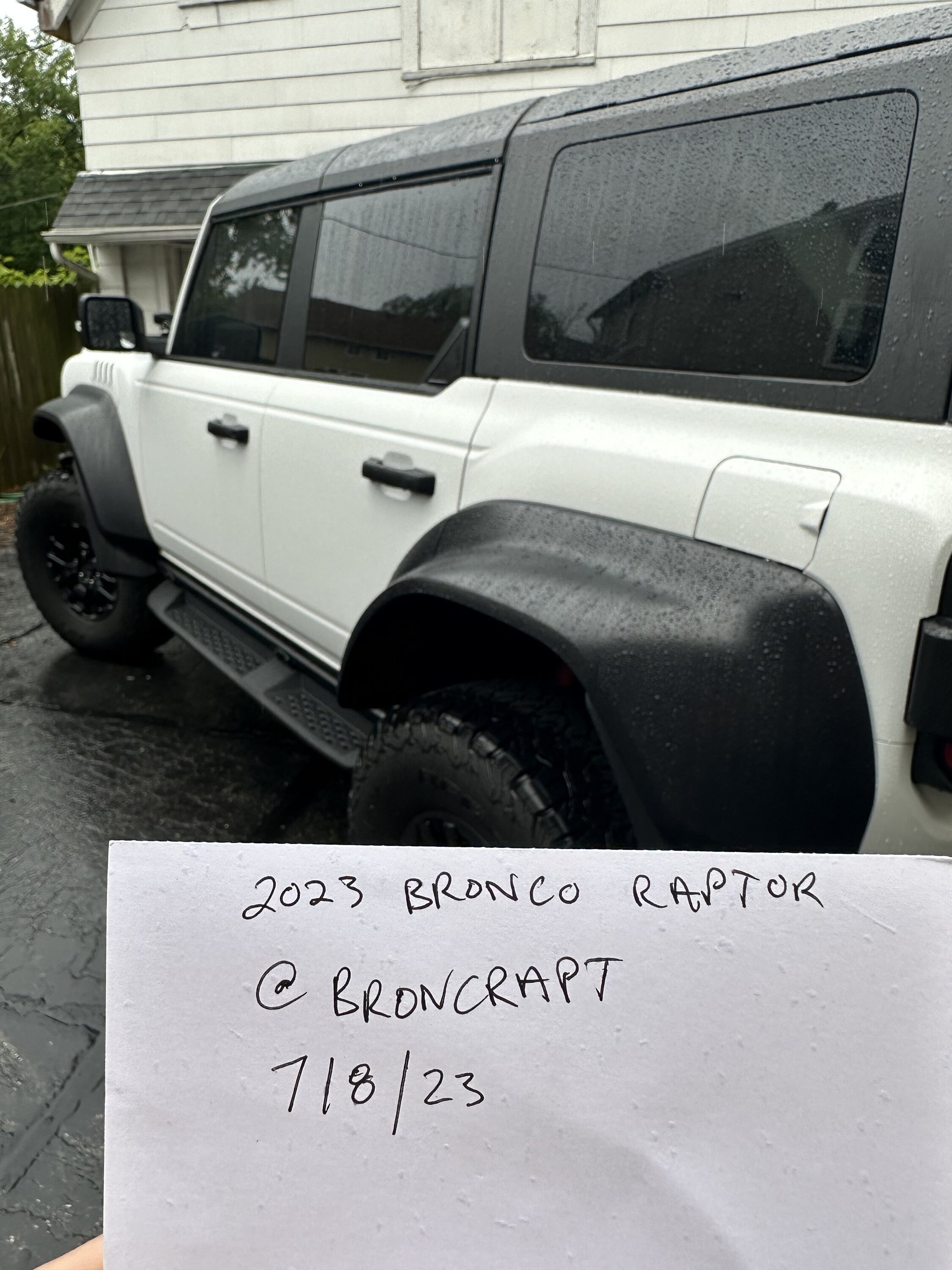 Ford Bronco <<<SOLD>>>2023 Bronco Raptor - Oxford White / Stealth PPF / Extras - $105k OBO IMG_5745