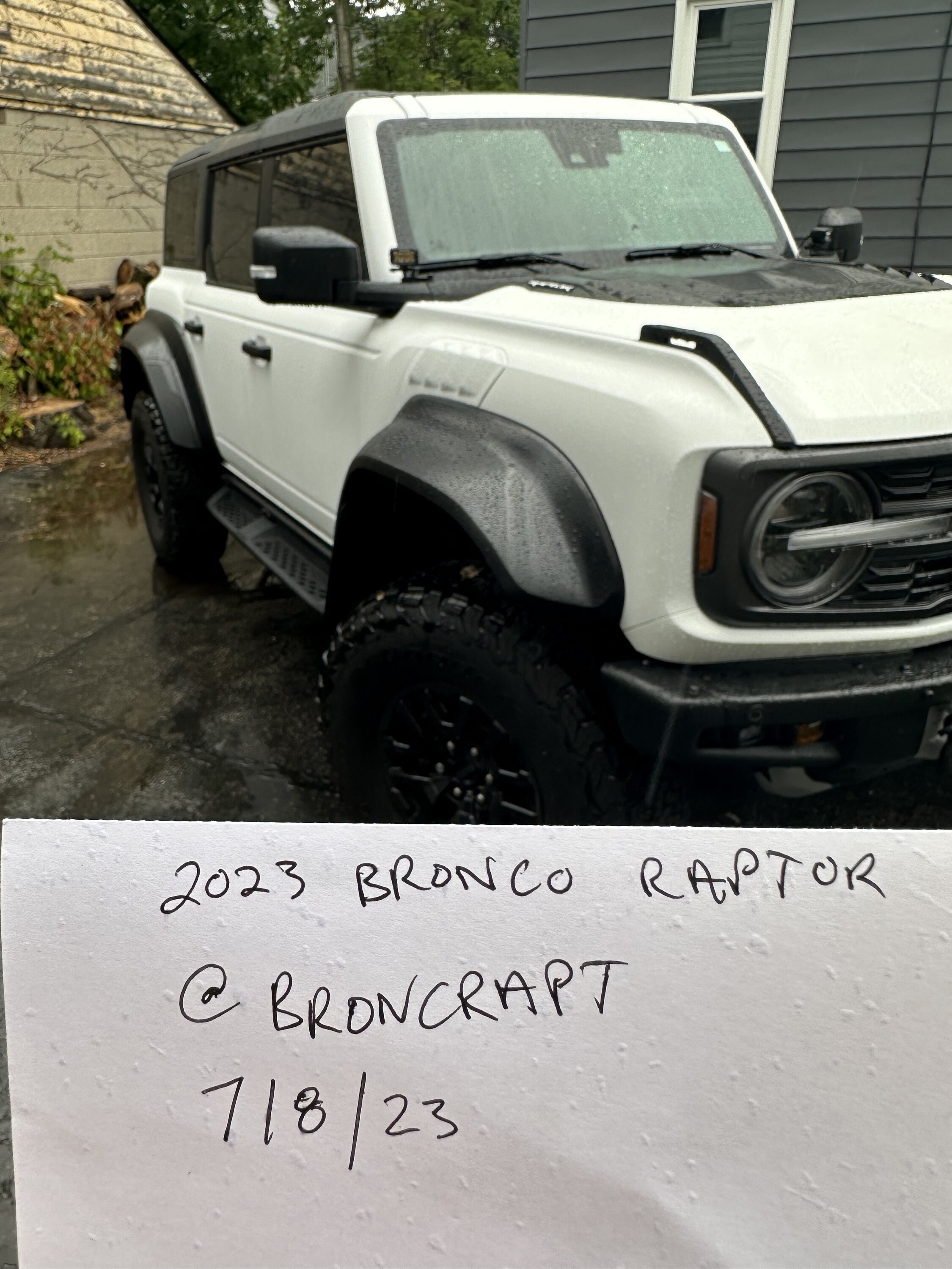 Ford Bronco <<<SOLD>>>2023 Bronco Raptor - Oxford White / Stealth PPF / Extras - $105k OBO IMG_5746