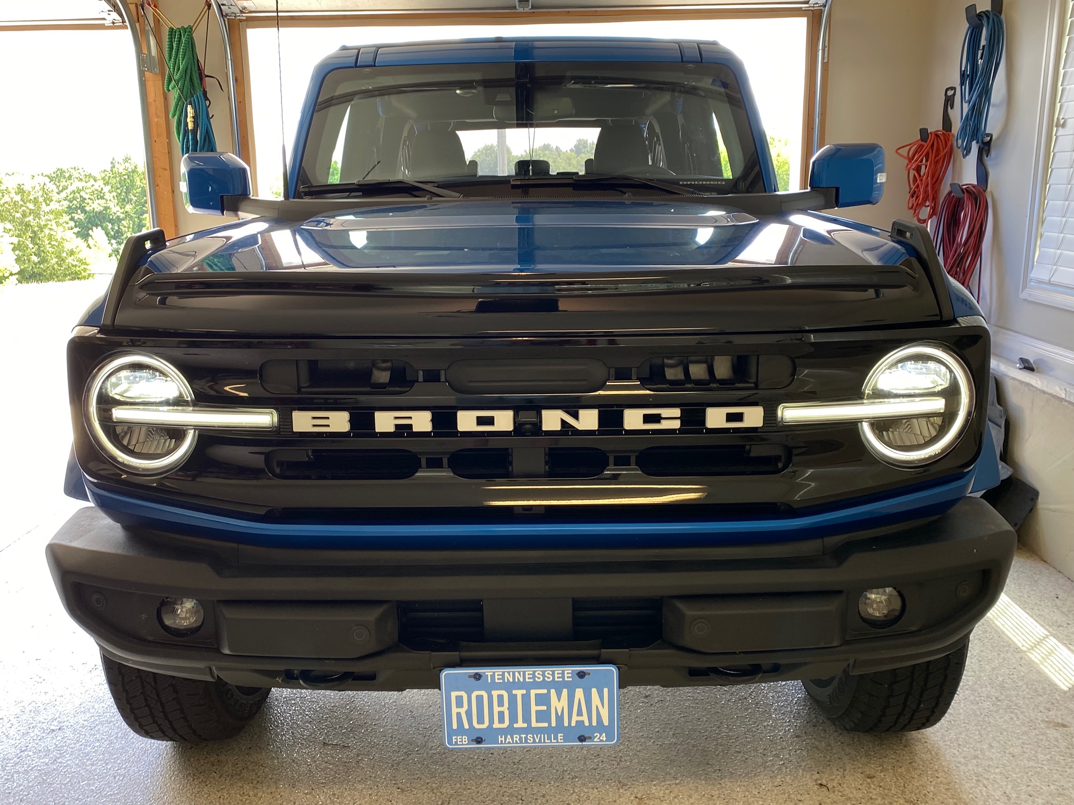 Ford Bronco Mabett Drill-free Front License Plate Bracket Available Now! IMG_7556