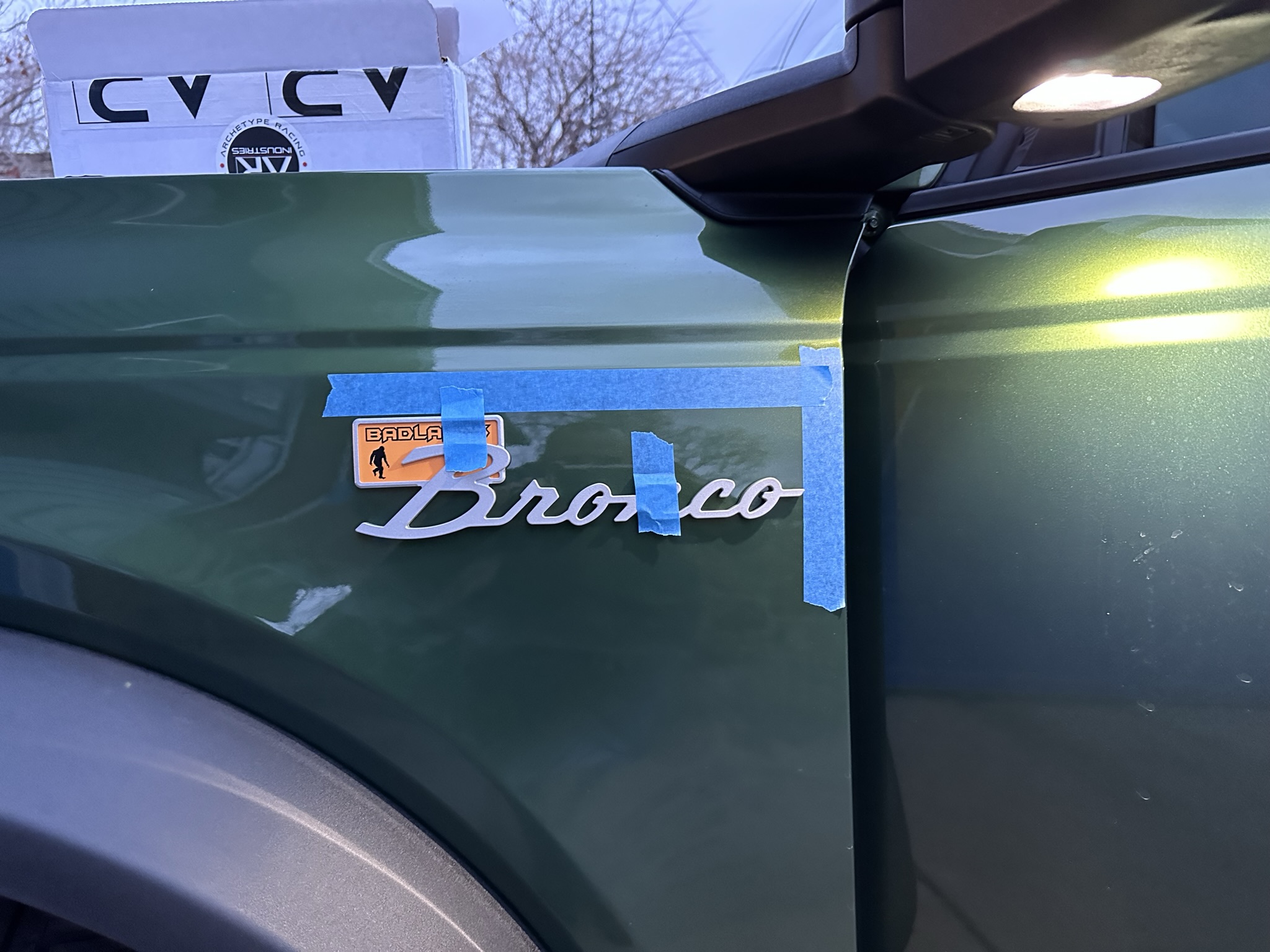 Ford Bronco AR | BRONCO CLASSIC DNA Fender Badge bronco badge