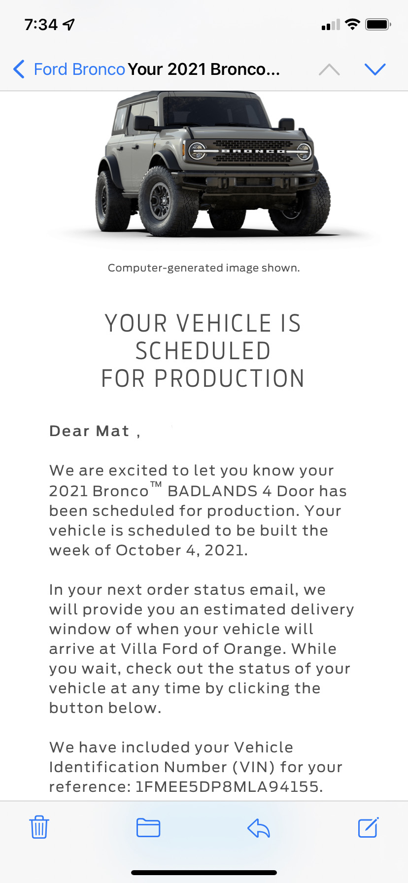 Ford Bronco 📬 9/2 Scheduling Email Received Group! IMG_B9875ED8B7B5-1