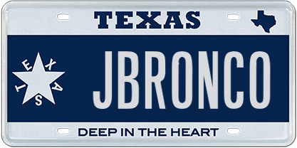 Ford Bronco Ordered my new plates today! jbronco-1