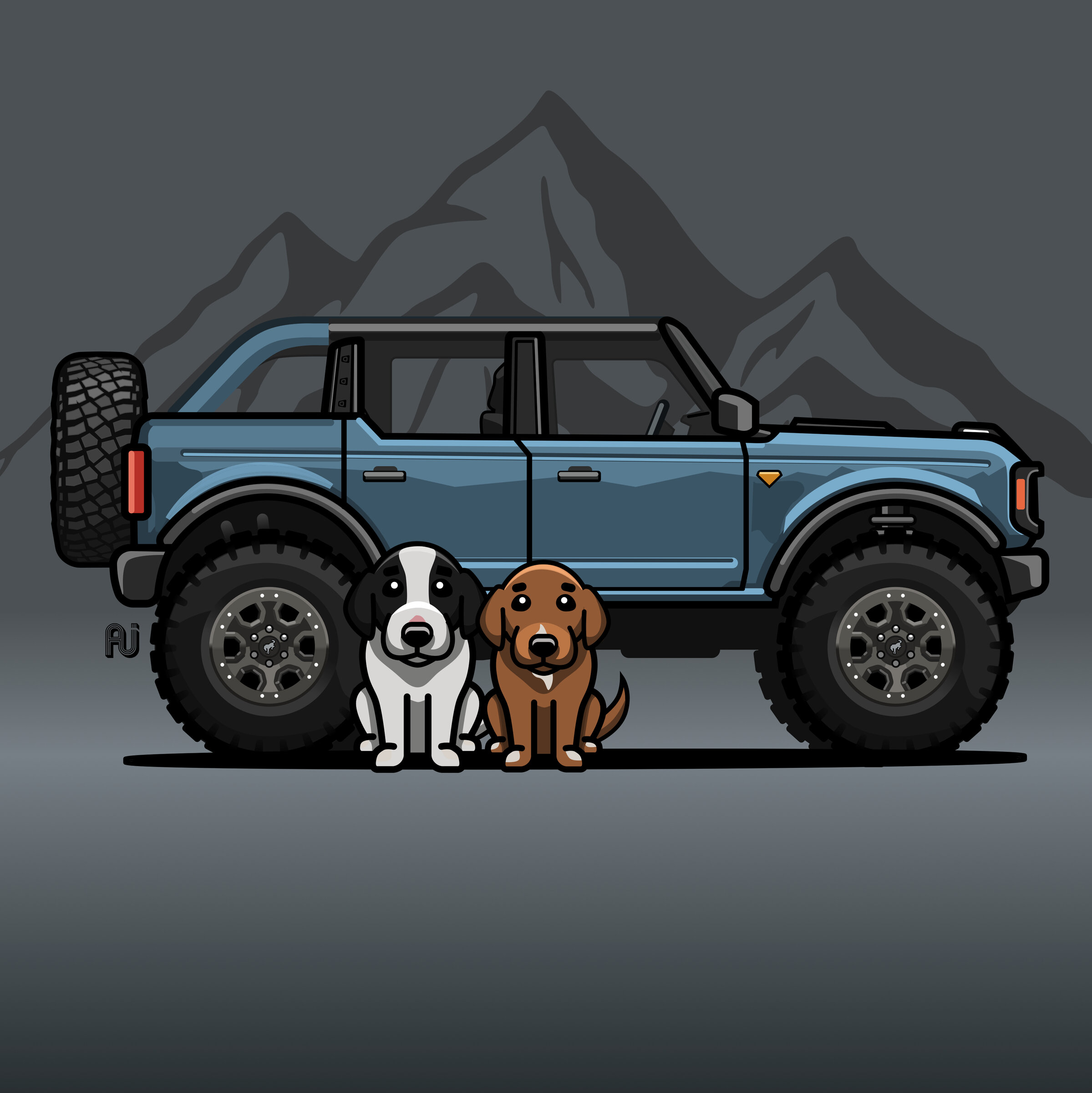 Ford Bronco Soft tops, Hard tops and Golden Retrievers. Jeff
