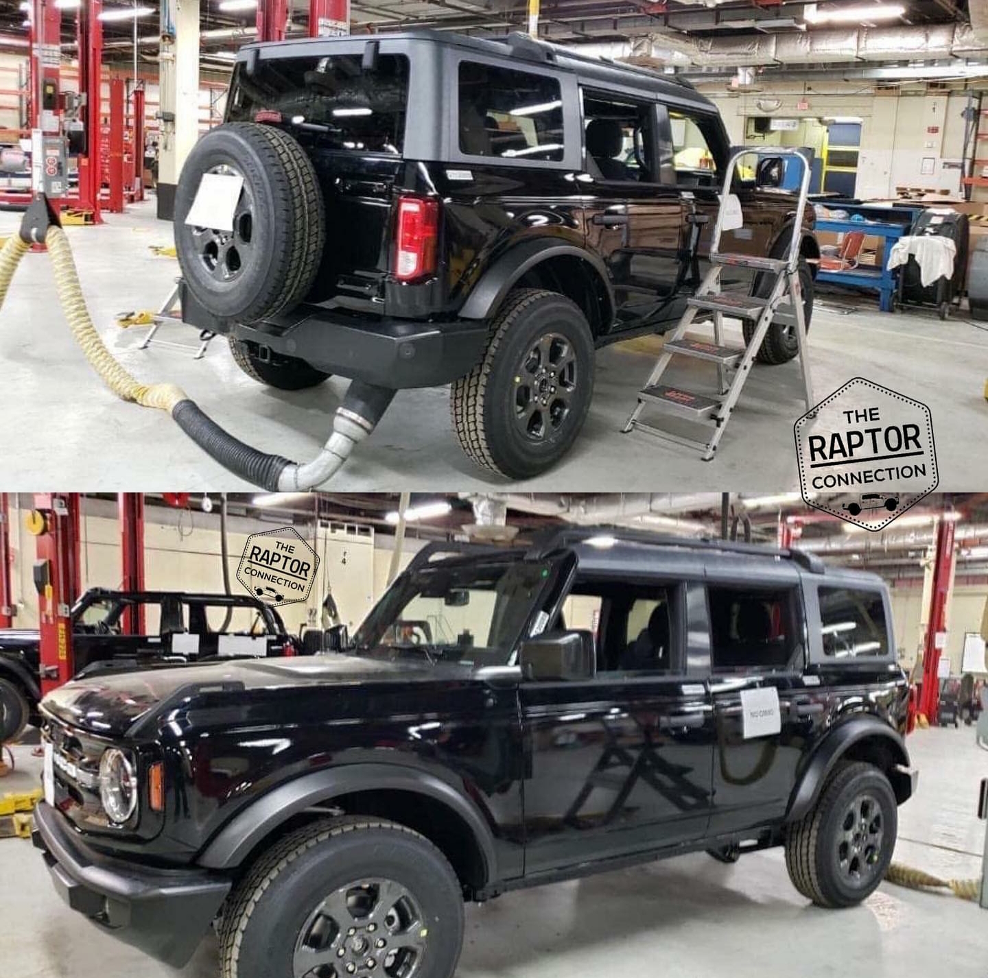 Ford Bronco Leaked: Ford Bronco Family Silhouette Teaser (First Top Off Look)! Leaked 2021 Ford Bronco 4 Door Black 2 Door Topless Pics
