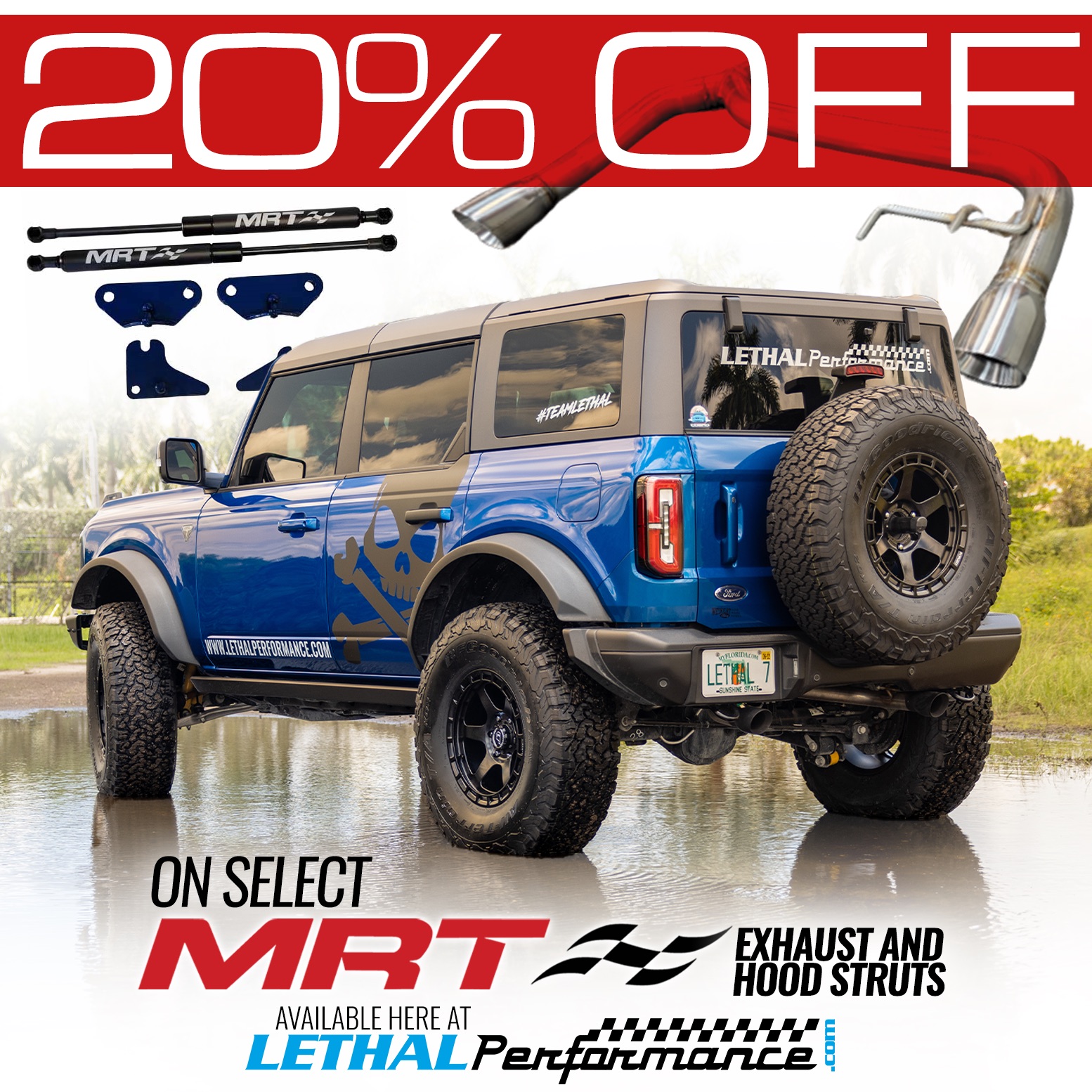 Ford Bronco JUST ANNOUNCED!! Up to 20% on MRT Products!! mrt bronco 20%
