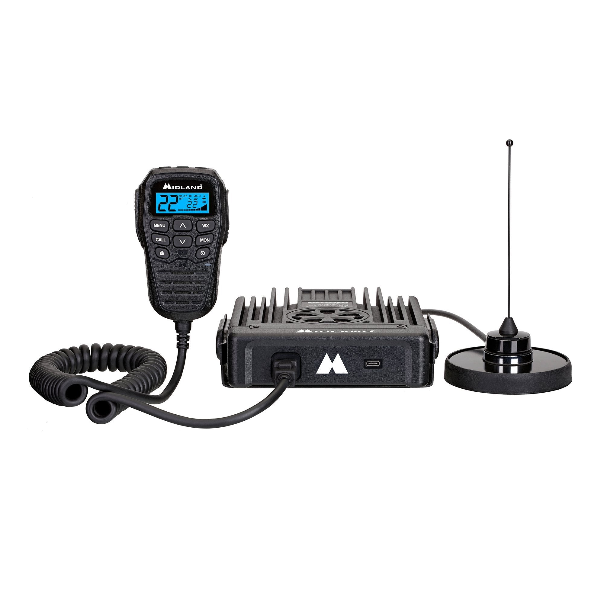 Ford Bronco Midland MXT575 MicroMobile® GMRS two-way radio & MTX500 MXT575-with-antenna-626511_5000x