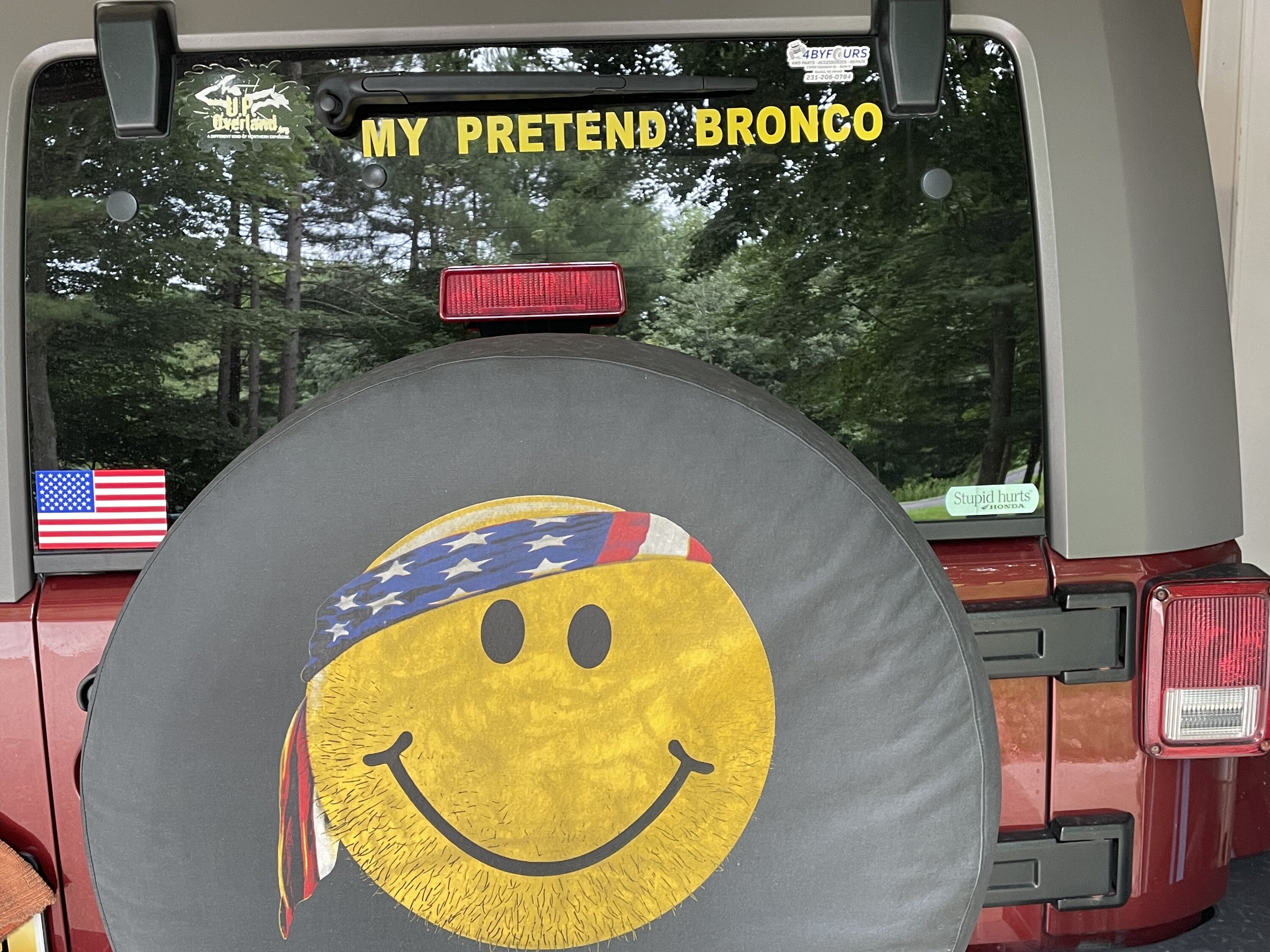 Ford Bronco Want a Duck?? My Pretend Bronco.JPG