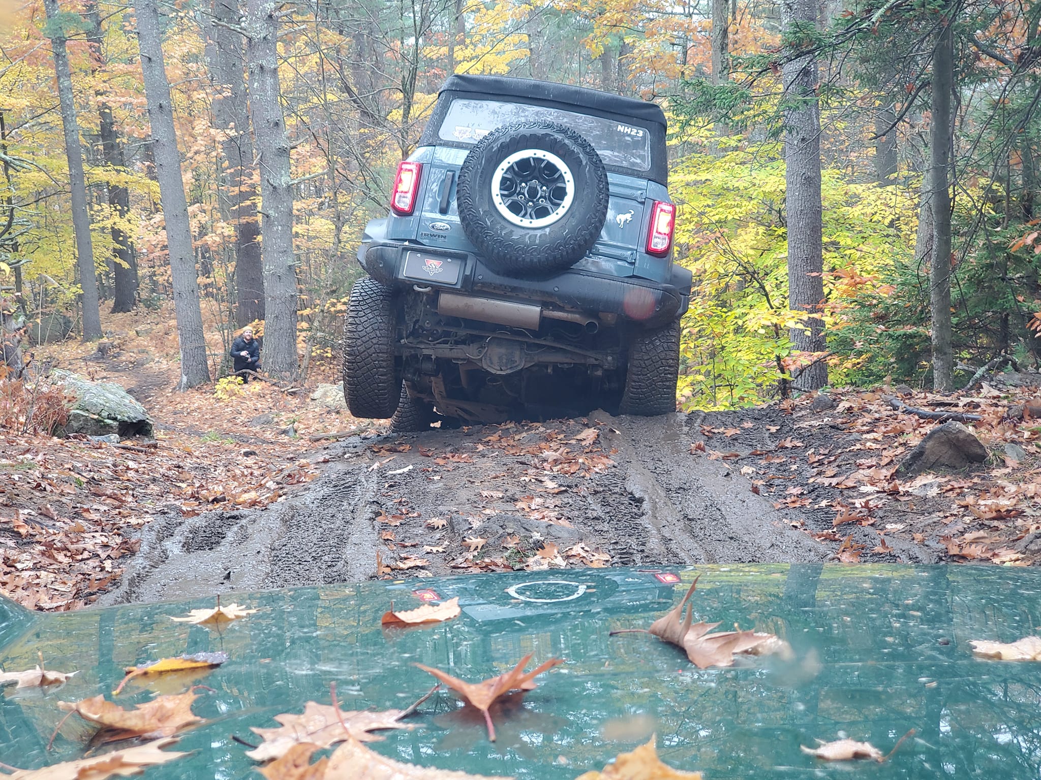Ford Bronco Gunstock Mountain Bronco Off Rodeo today 10/24, lots of rain. offrodeo1