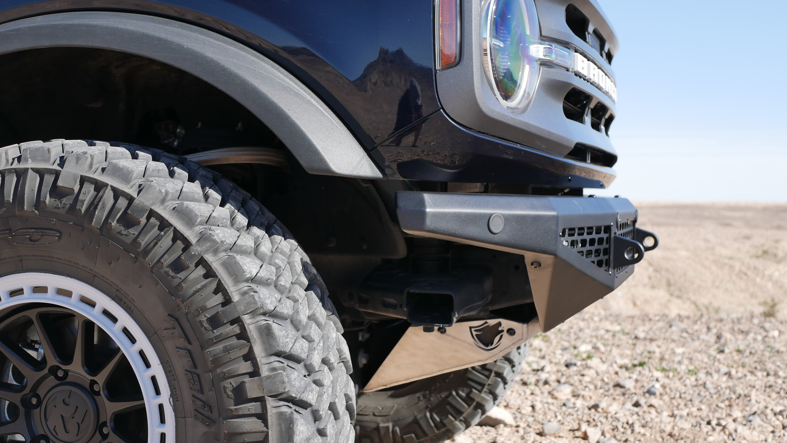 Ford Bronco A Lightweight Steel Front Bumper? - LOBO Off-Road Front Bumper: Installed Photos & Review P1050034.JPG