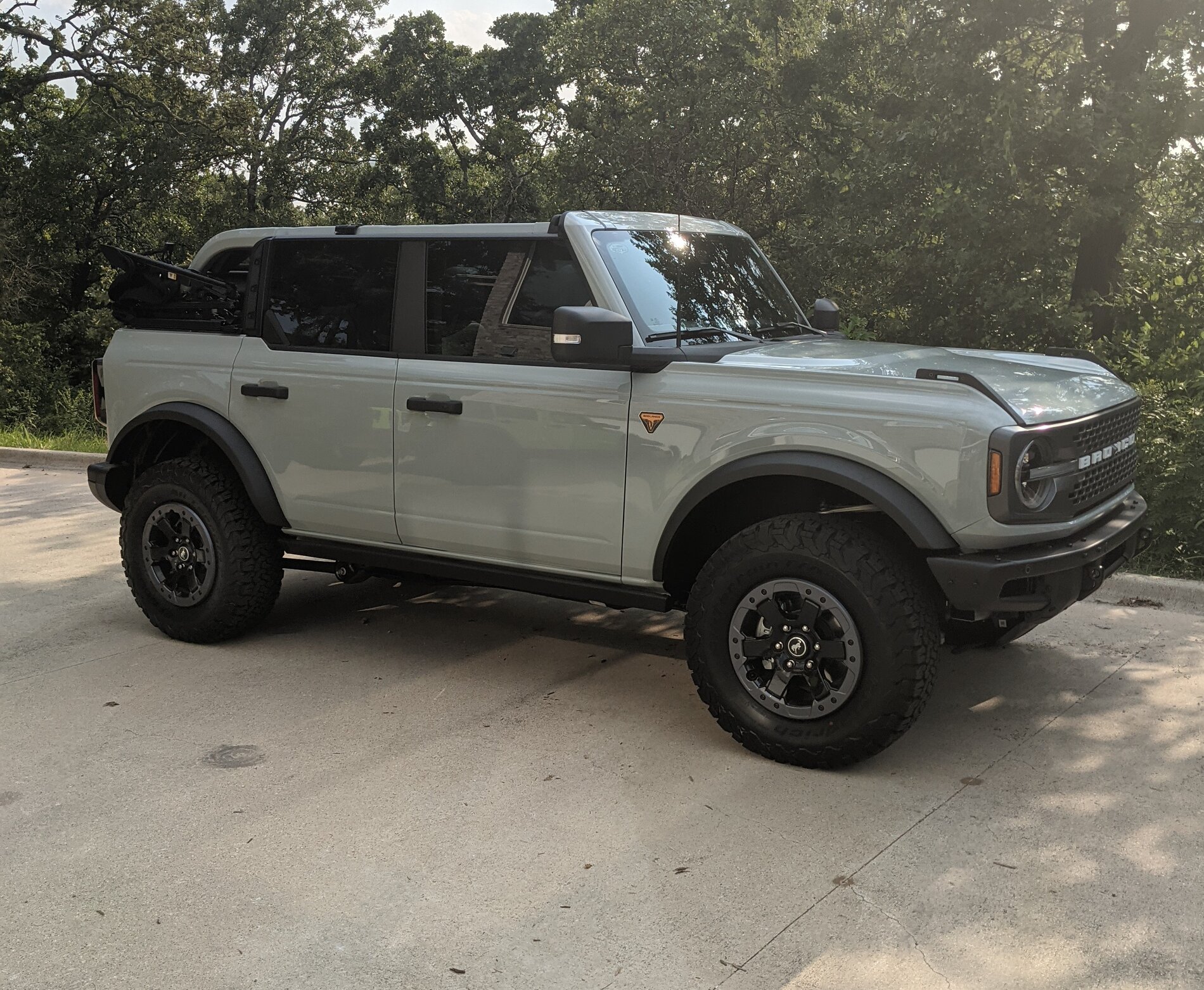 Ford Bronco BlueBroncos Review of the Accidental Order “get-it-now” Cactus Gray Build PXL_20210805_225014444~2