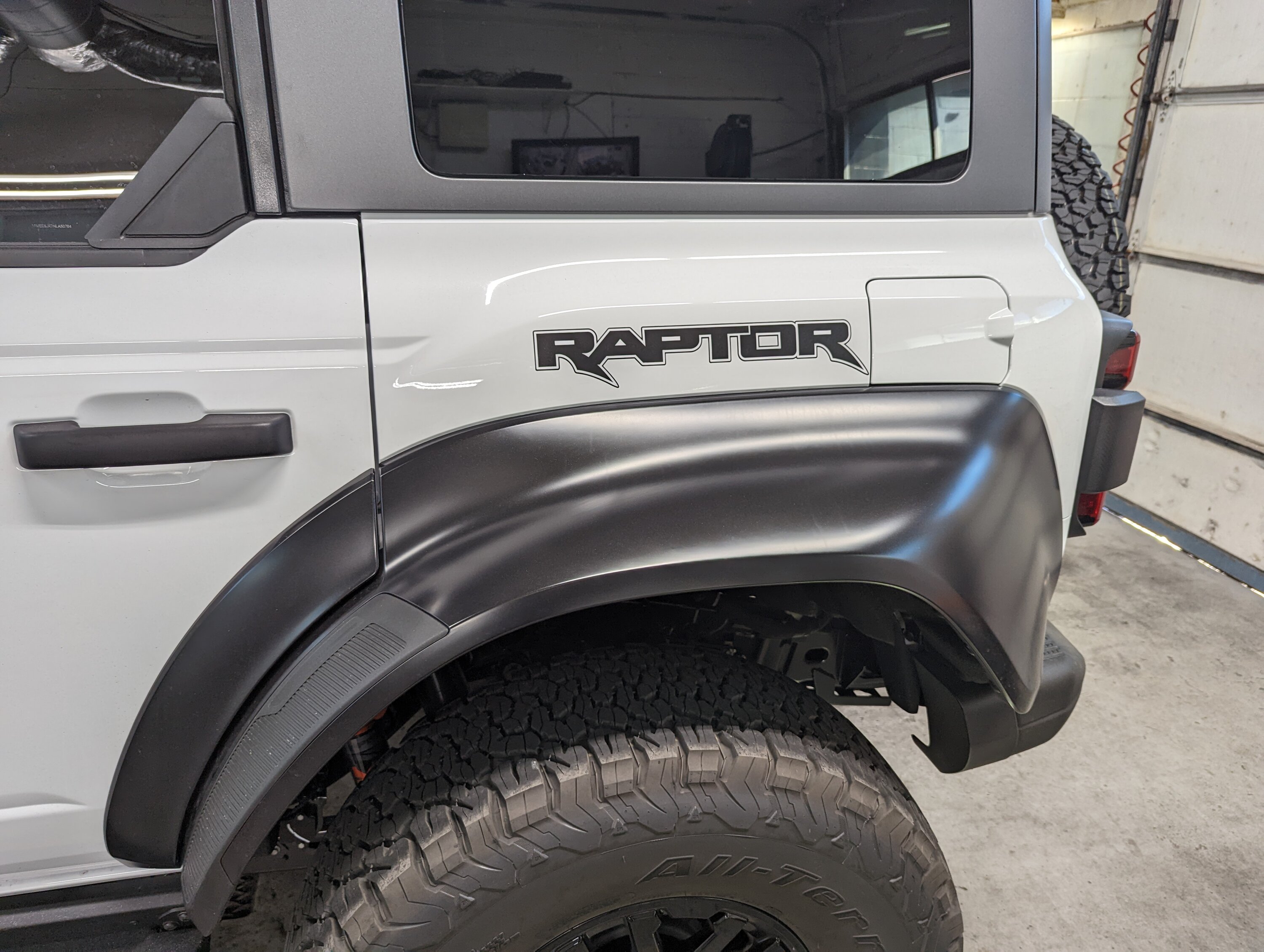Ford Bronco Custom made my own Raptor factory graphic decal that was discontinued before production Warthog Trademark Application 3