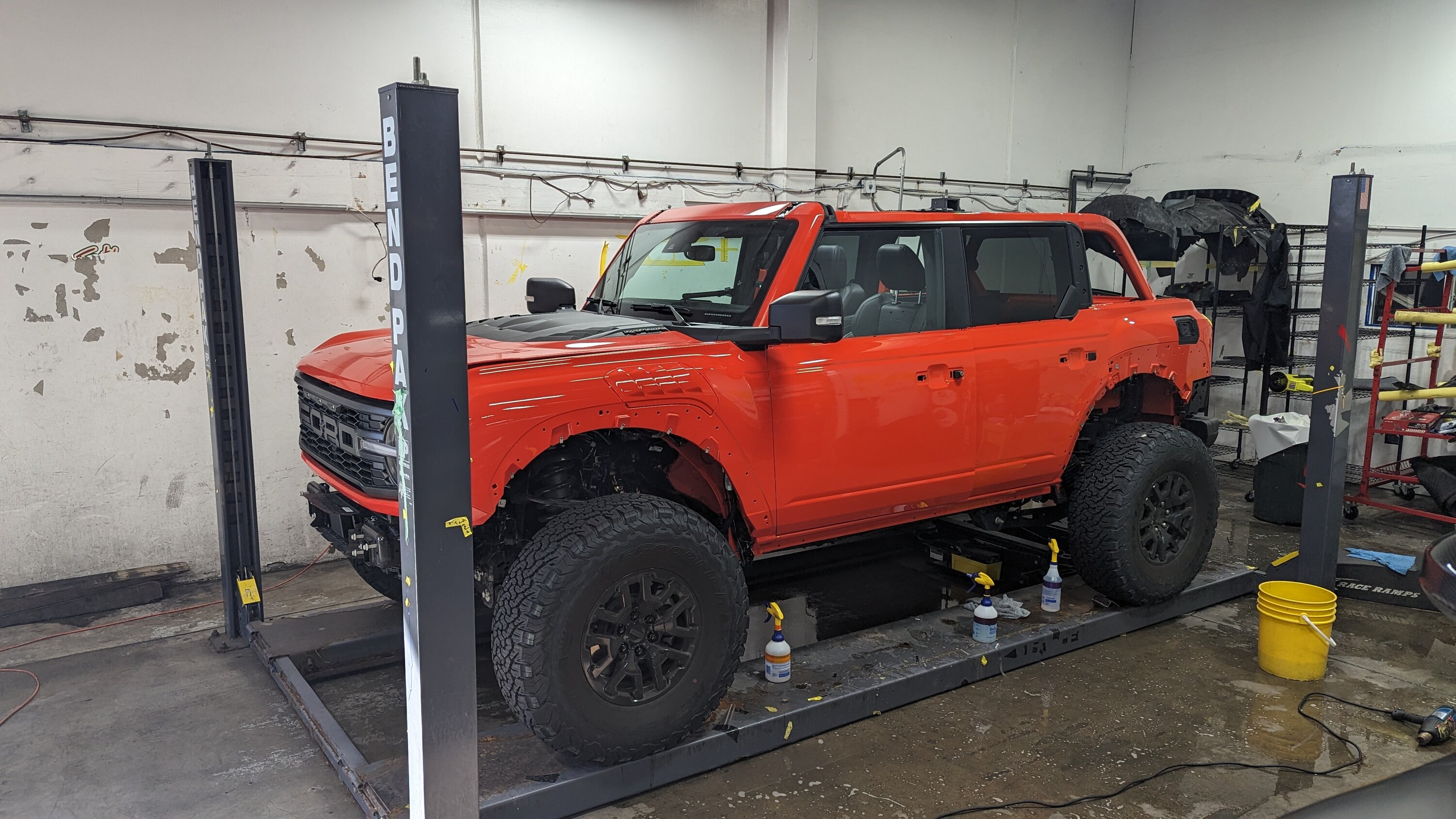 Ford Bronco Swamps Code Orange Bronco Raptor Build PXL_20240105_221457669