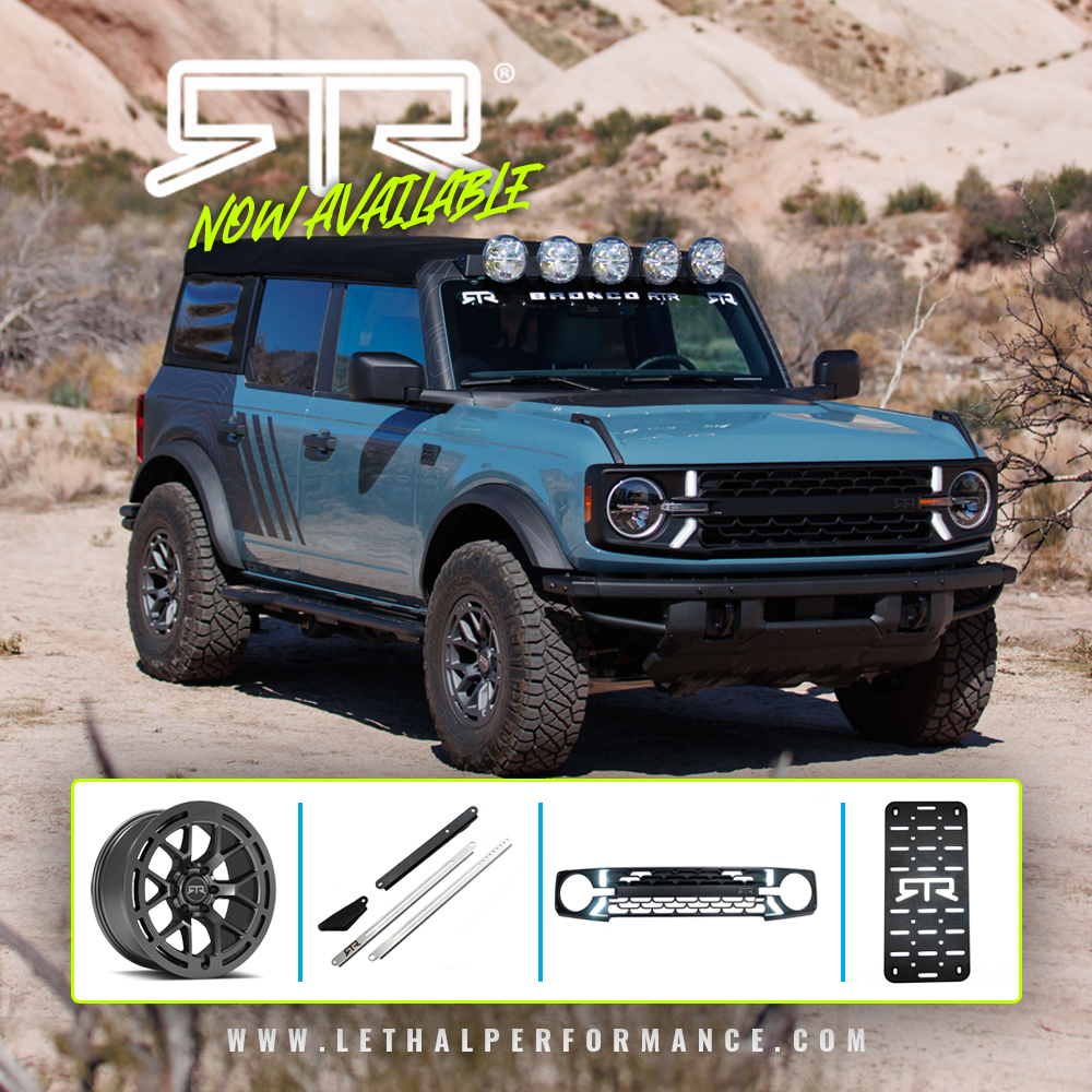 Ford Bronco OFFICIALLY an RTR Distributor, here at Lethal Performance!! rtr_facebook_02