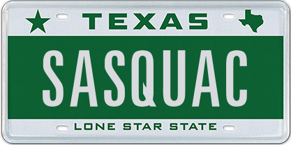 Ford Bronco Ordered my new plates today! sasquac plate