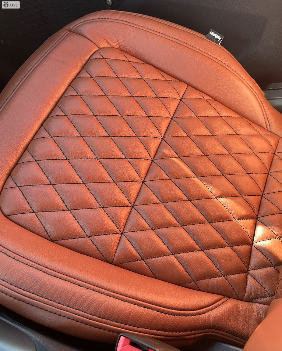 Ford Bronco New Katzkin XT Stone Leather Seats Installed Screen Shot 2023-02-26 at 5.39.47 PM