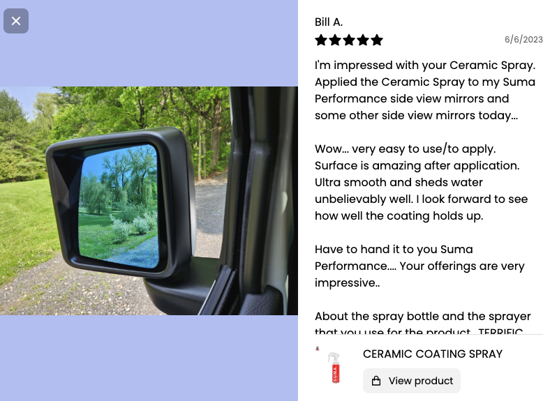 Ford Bronco 20% Off SUMA Ceramic | Customer's Reviews Screen Shot 2024-02-16 at 5.40.59 AM