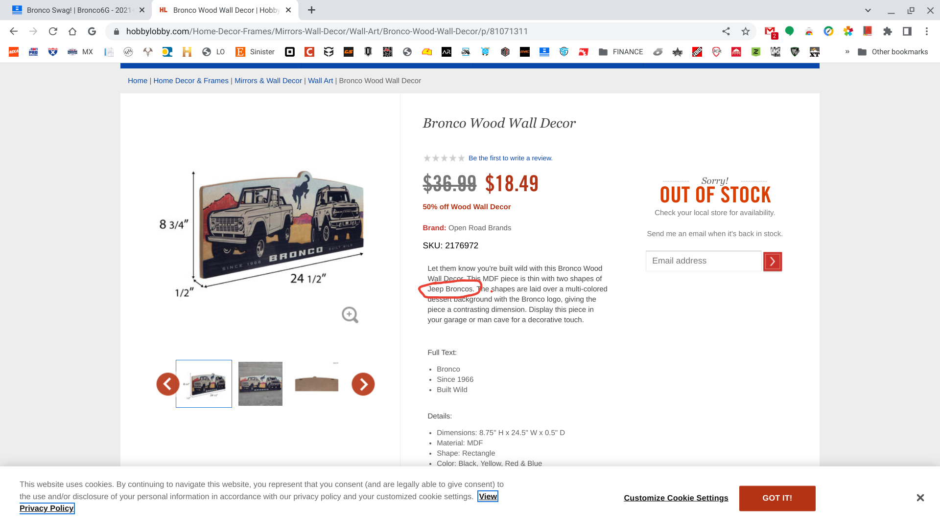 Ford Bronco Bronco Swag! Screenshot 2022-07-21 12.32.44 PM
