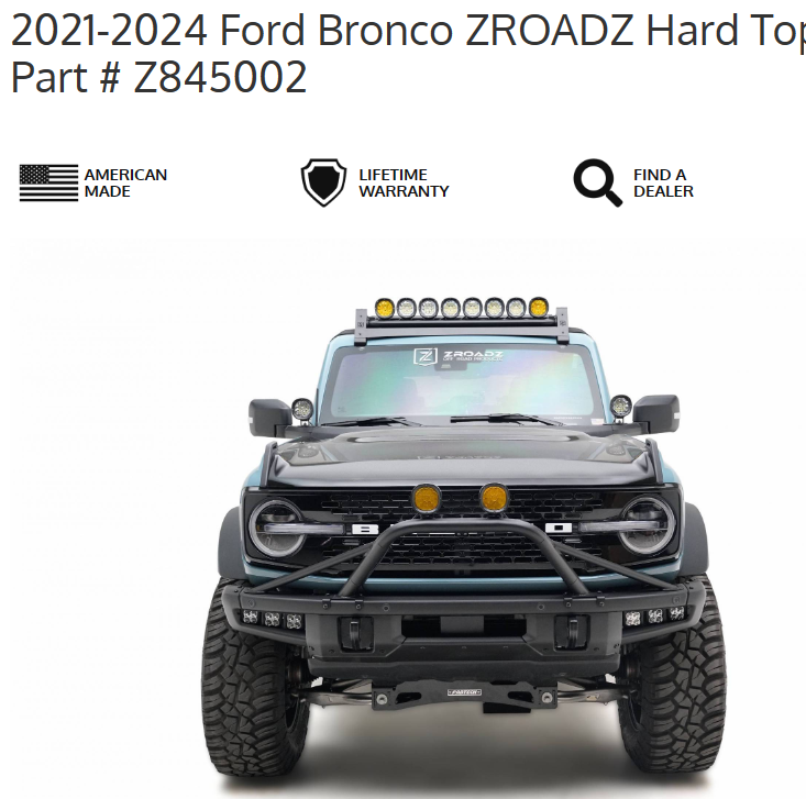 Ford Bronco My 2-door Cactus Gray Badsquatch (Eibach 2.0, RC winch mount, Apex badland 12k) Screenshot 2024-04-19 234057