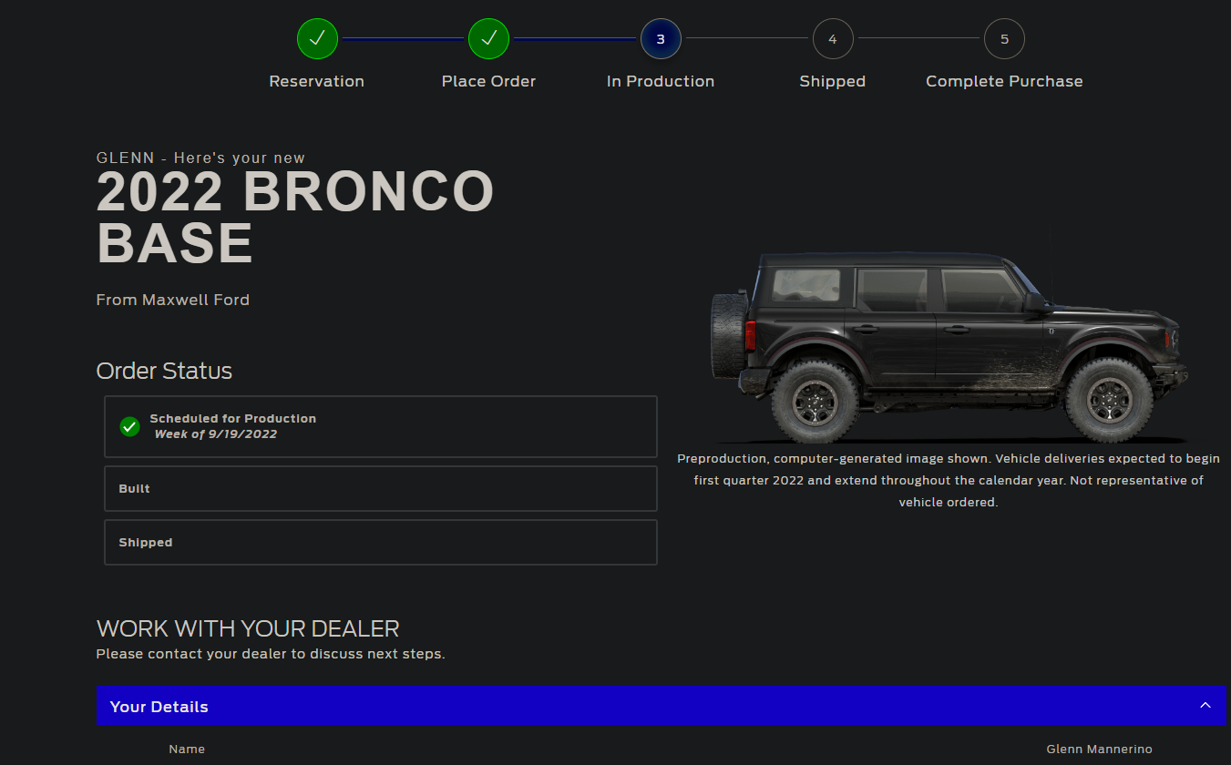 Ford Bronco ⏰ Bronco Scheduling Next Week (8/15) For Production Build Weeks 10/3 Through 10/31 Screenshot (7)