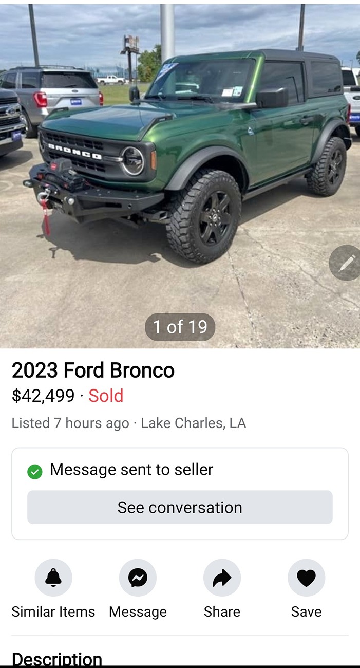 Ford Bronco Bronco on Bronco Arson! Set on Fire by Other Bronco Owners Screenshot_20240701_153150_Facebook