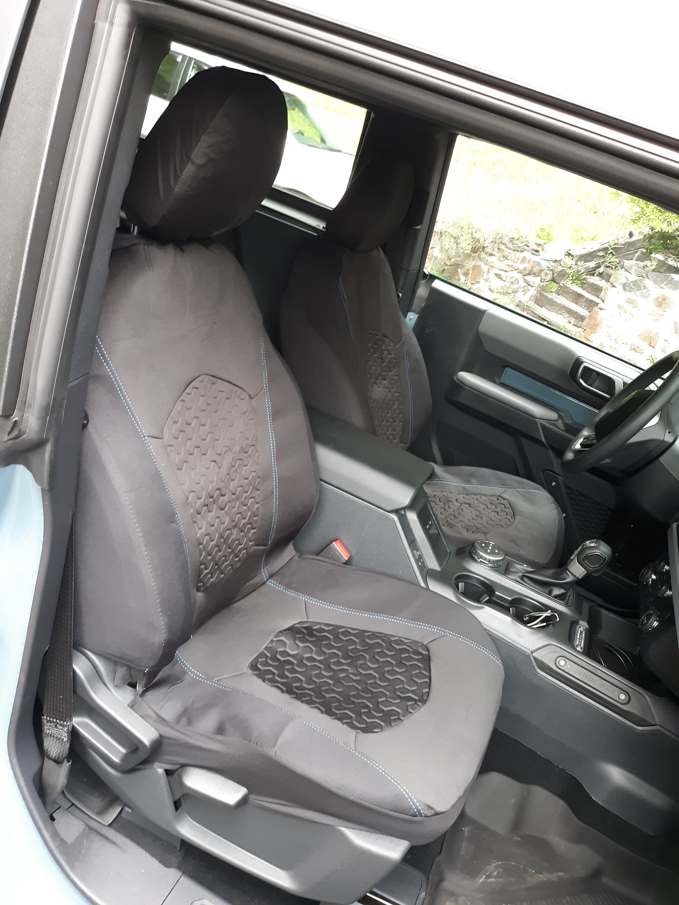 Ford Bronco Help with 2 door seat covers? seat