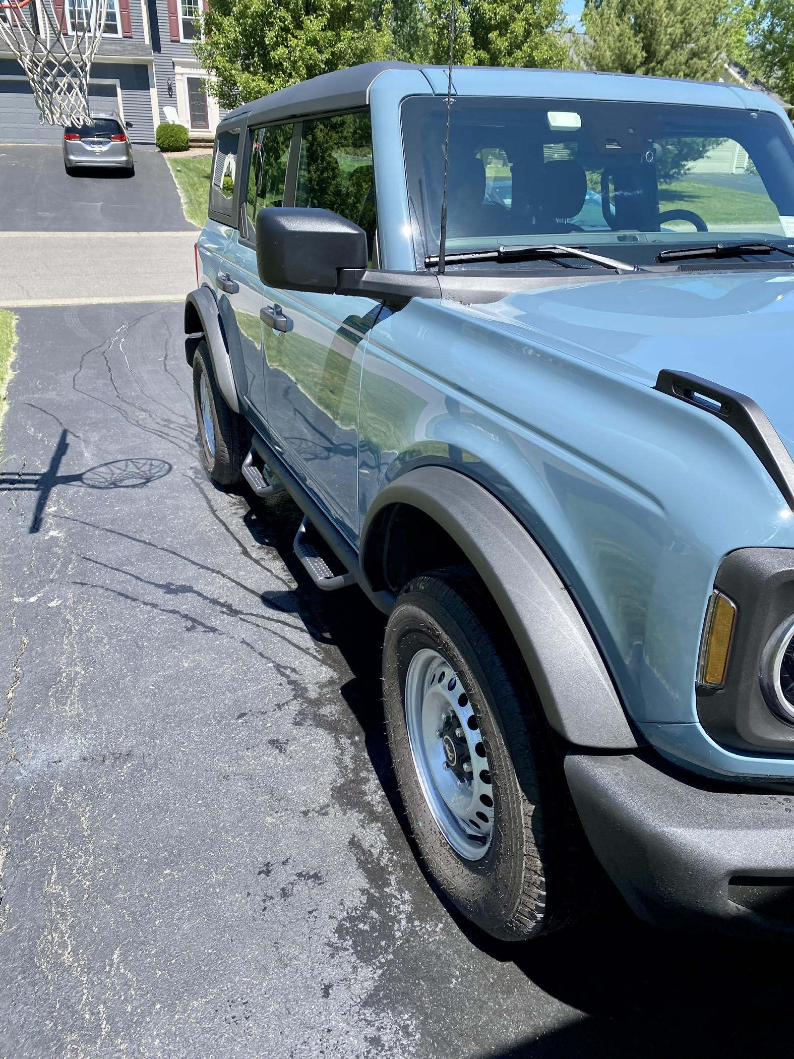 Ford Bronco Fender Flare Cleaning and Protection (How-To) -- Dawn Dish Soap, Sponge, Adam's Polishes Ceramic Graphene Coating side