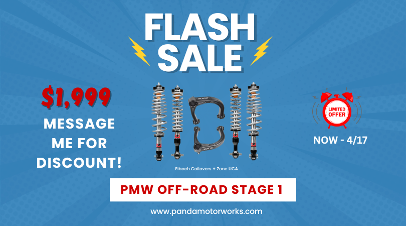 Ford Bronco Coilovers Flash Sale! | Panda Motorworks Stg1 FS