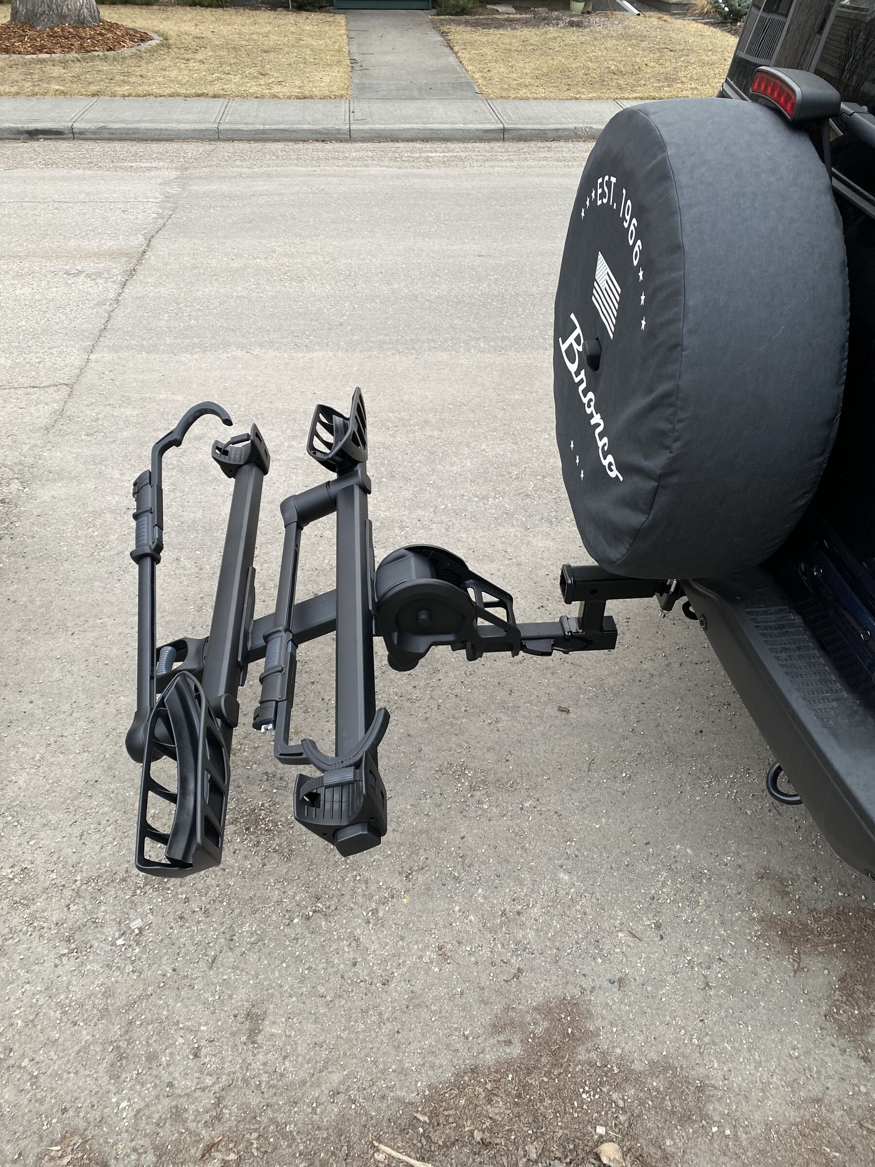 Ford Bronco Bike rack (in the hitch) recommendations? tempImage2IEkxq