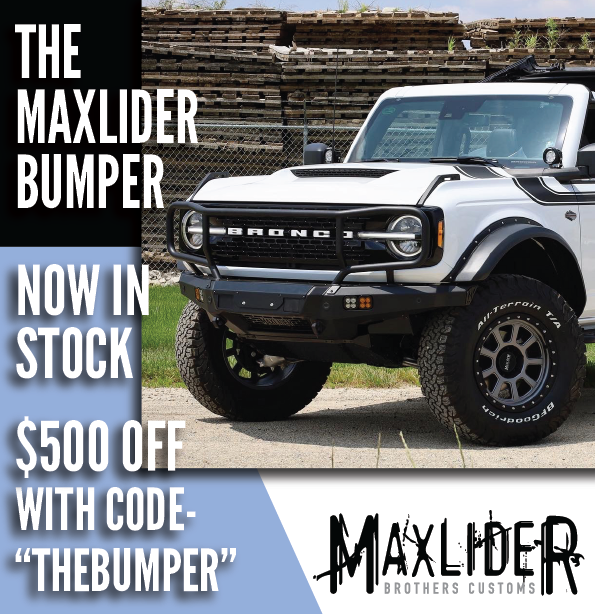 Ford Bronco THE Maxlider Bumper, IN STOCK & on sale THE Maxlider Bumper-01