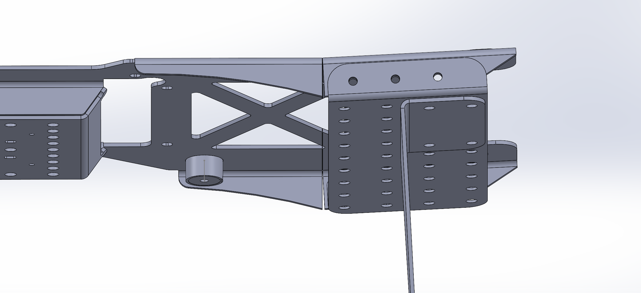 Ford Bronco BAMF Tailgate reinforcement top view