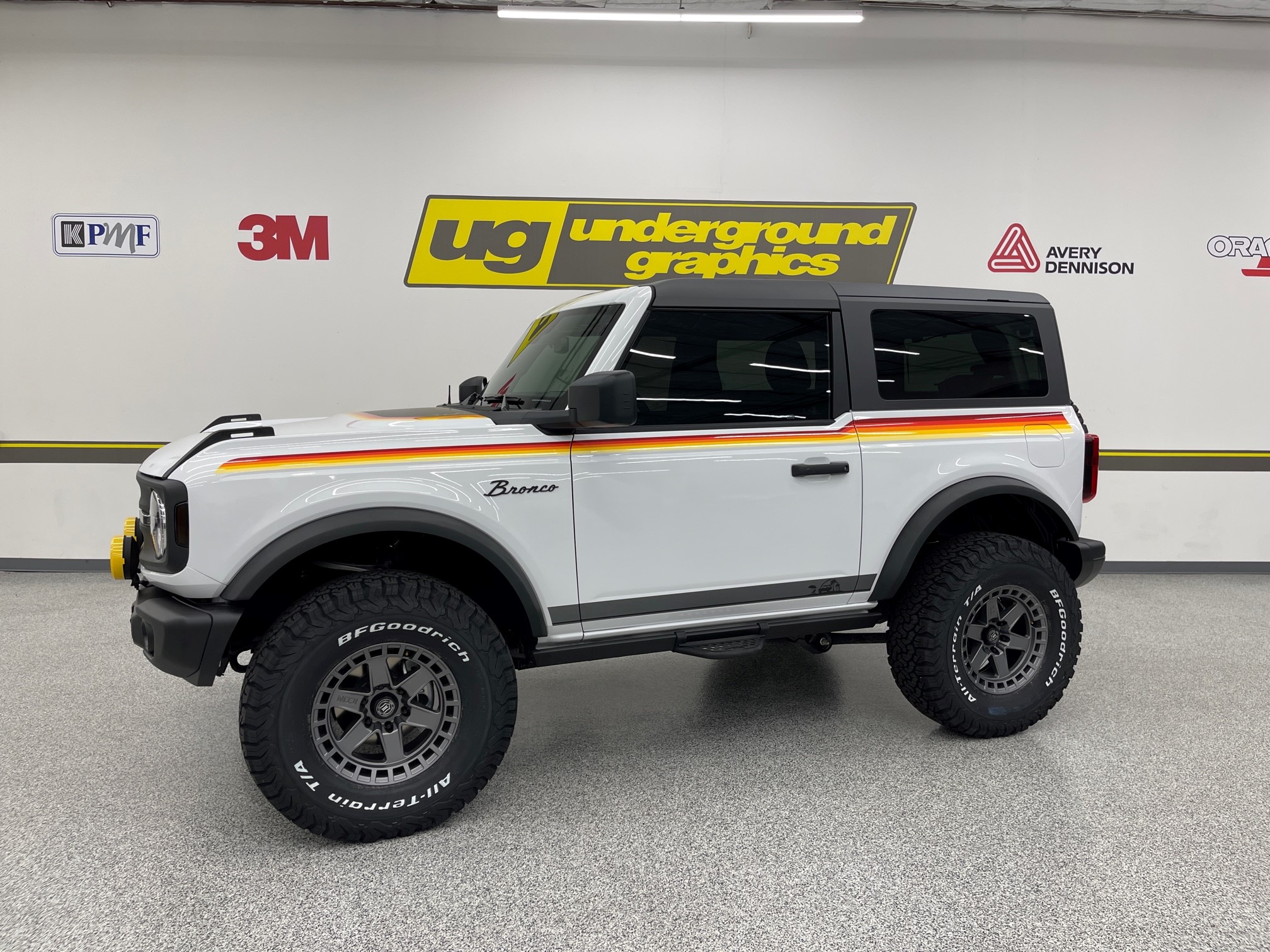 Ford Bronco Bronco Outfitter's retro themed White BD 2-door! 1966 light opal poly