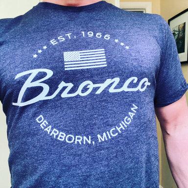 Iconic Silver Ford Bronco Logo | Essential T-Shirt