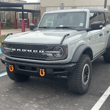 Front bumper shackles for Cactus Gray Bronco | Bronco6G - 2021+ Ford ...