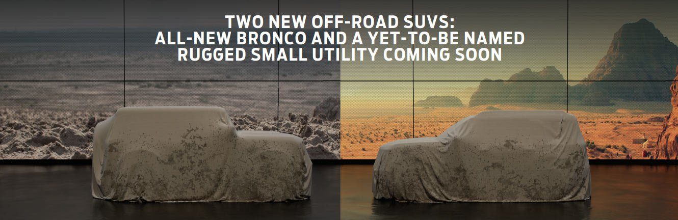Baby Bronco Teased Compare To 2020 Bronco 2020 2021