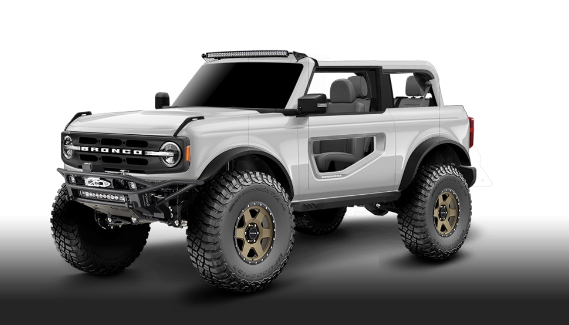 2 door Bronco and new options added to Interactive Garage builder ...