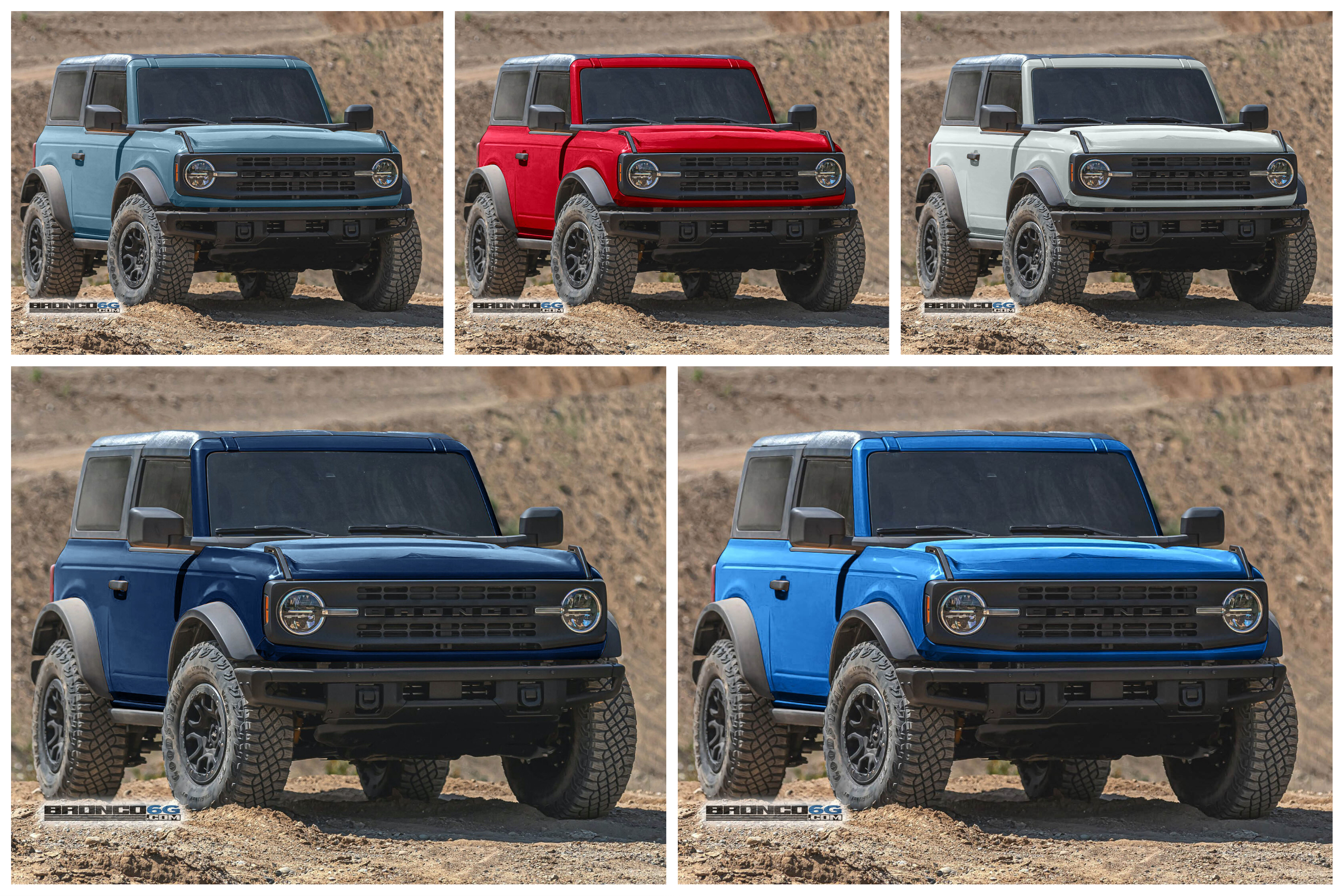 bronco sasquatch 2 door simulated in production colors bronco6g 2021 ford bronco forum news blog owners community bronco sasquatch 2 door simulated in